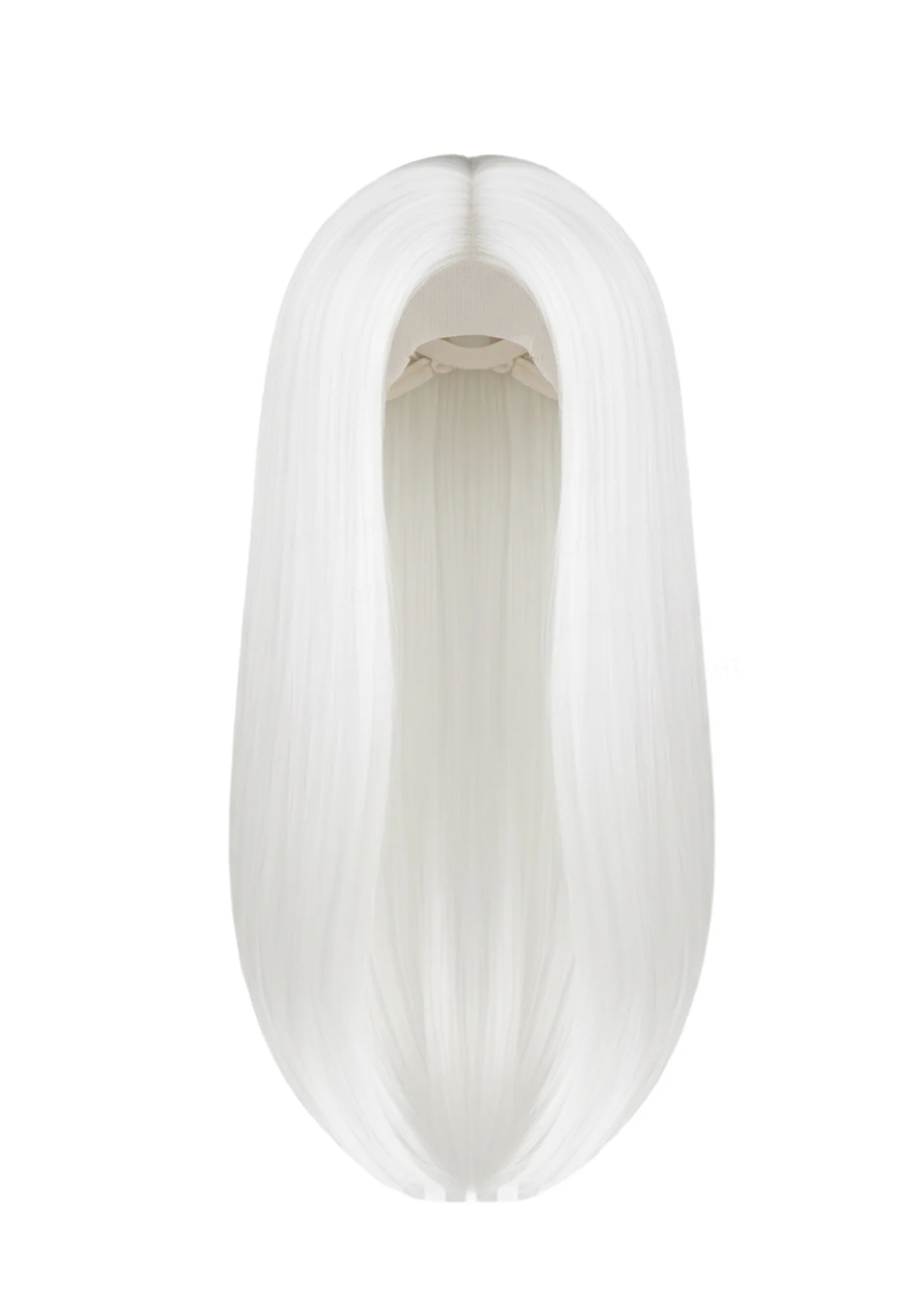 Long Straight Hair Y2K White Wigs Cherrykitten - Image 2