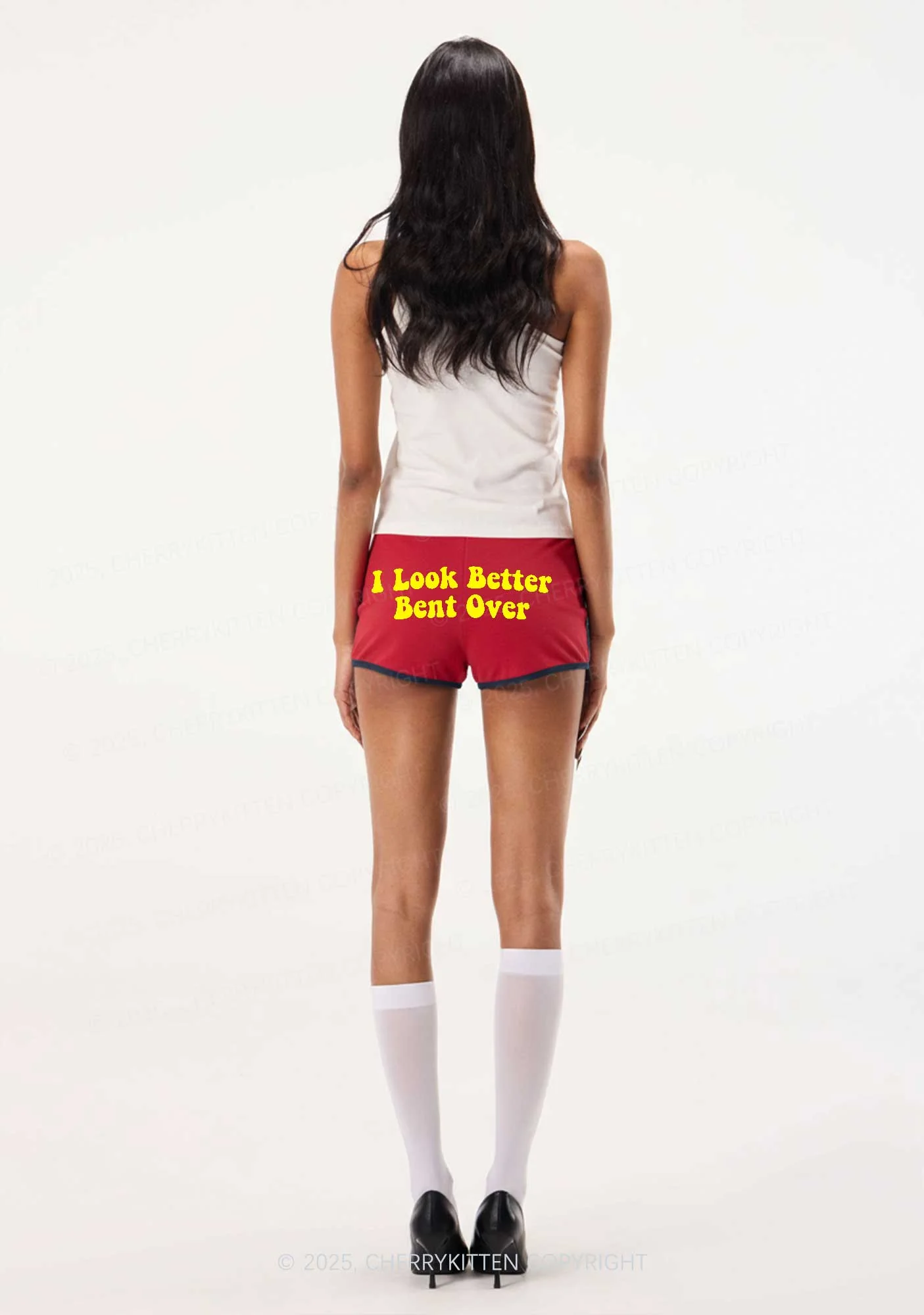 Look Better Bent Over Y2K Booty Shorts Cherrykitten - Image 2