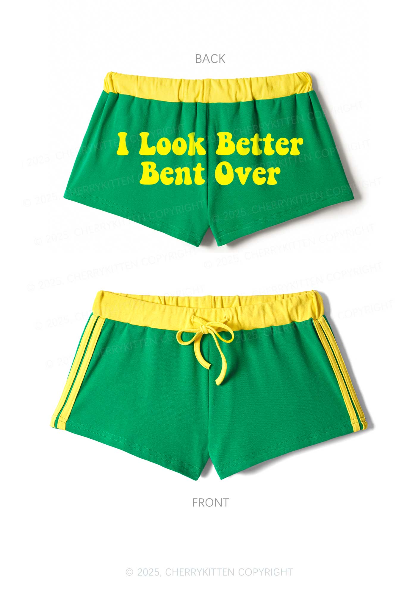 Look Better Bent Over Y2K Drawstring Mini Shorts Cherrykitten - Image 6
