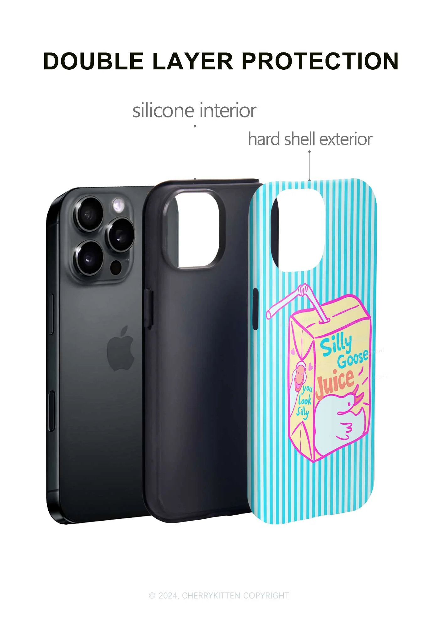 Look Silly Goose Juice Y2K Phone Case Cherrykitten - Image 4