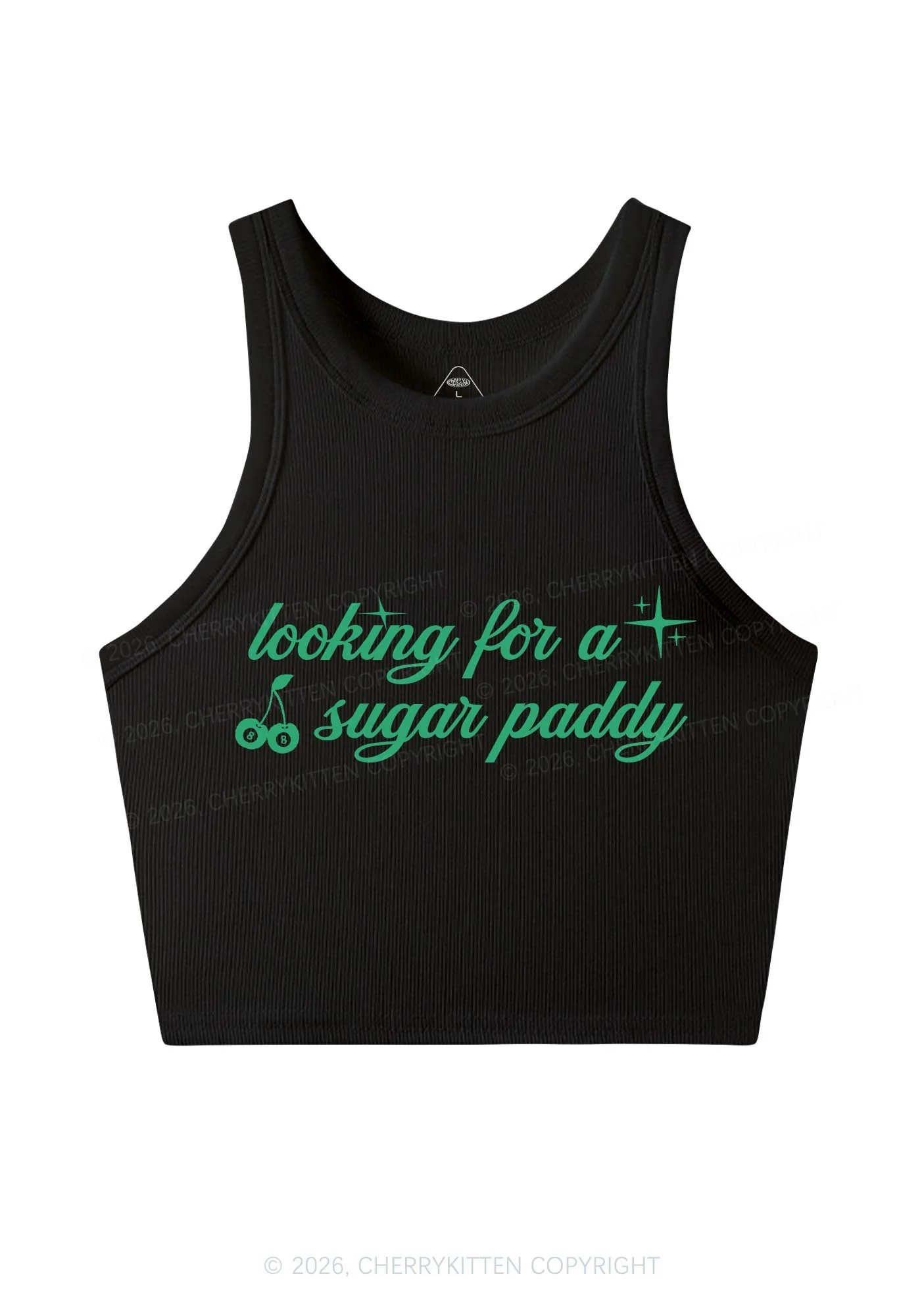 Looking For A Sugar Paddy St Patricks Y2K Crop Tank Top Cherrykitten - Image 3