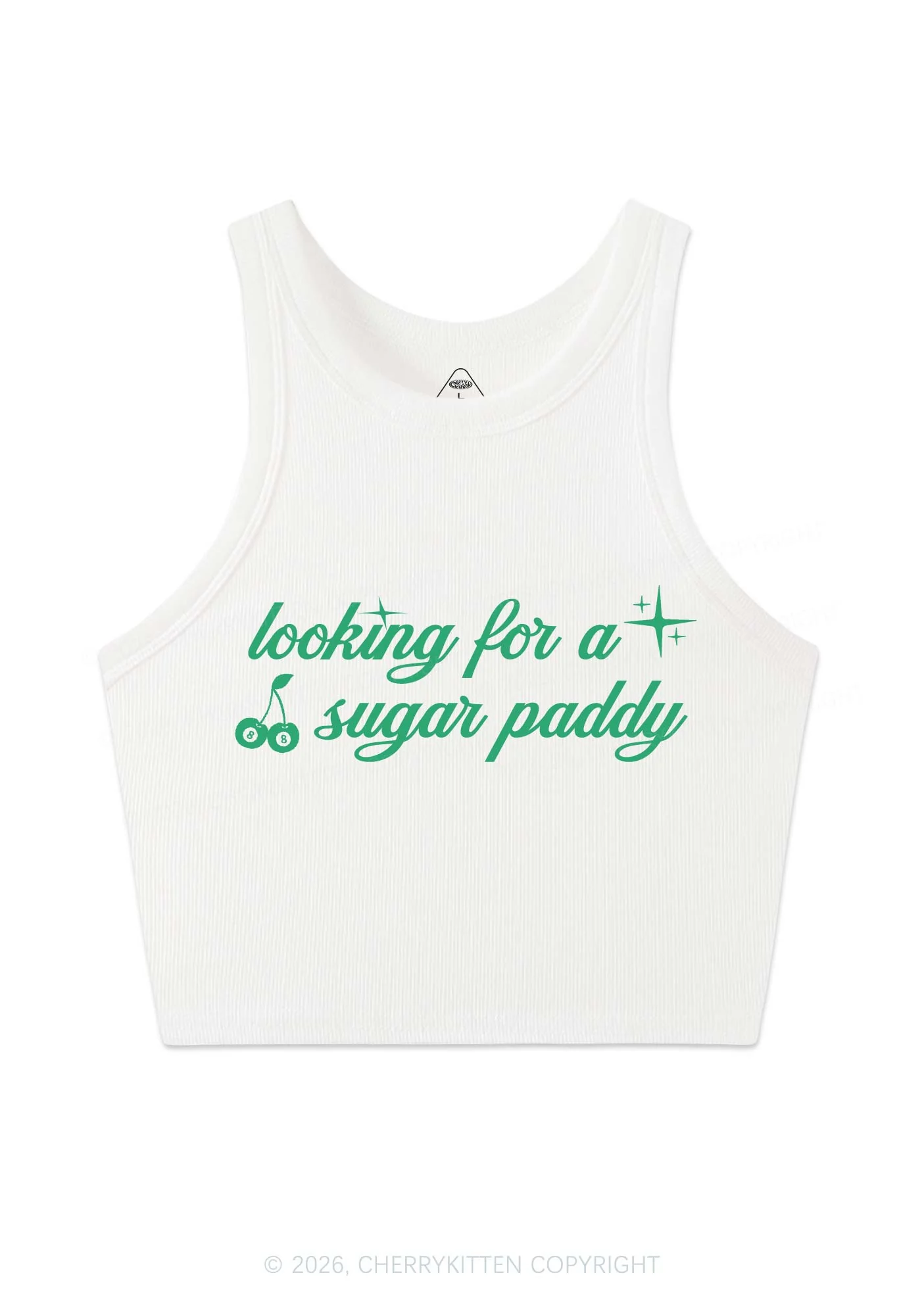 Looking For A Sugar Paddy St Patricks Y2K Crop Tank Top Cherrykitten - Image 4