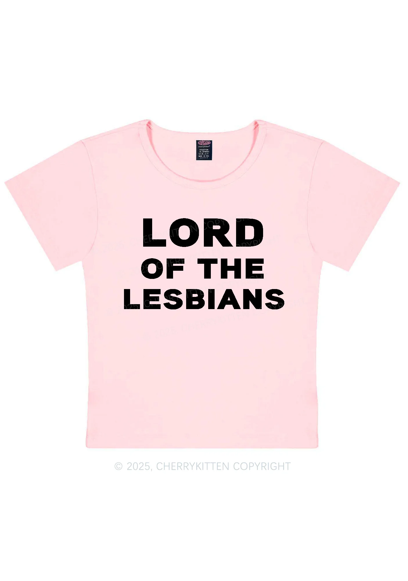 Lord Of The Lesbians Y2K Baby Tee Cherrykitten - Image 11