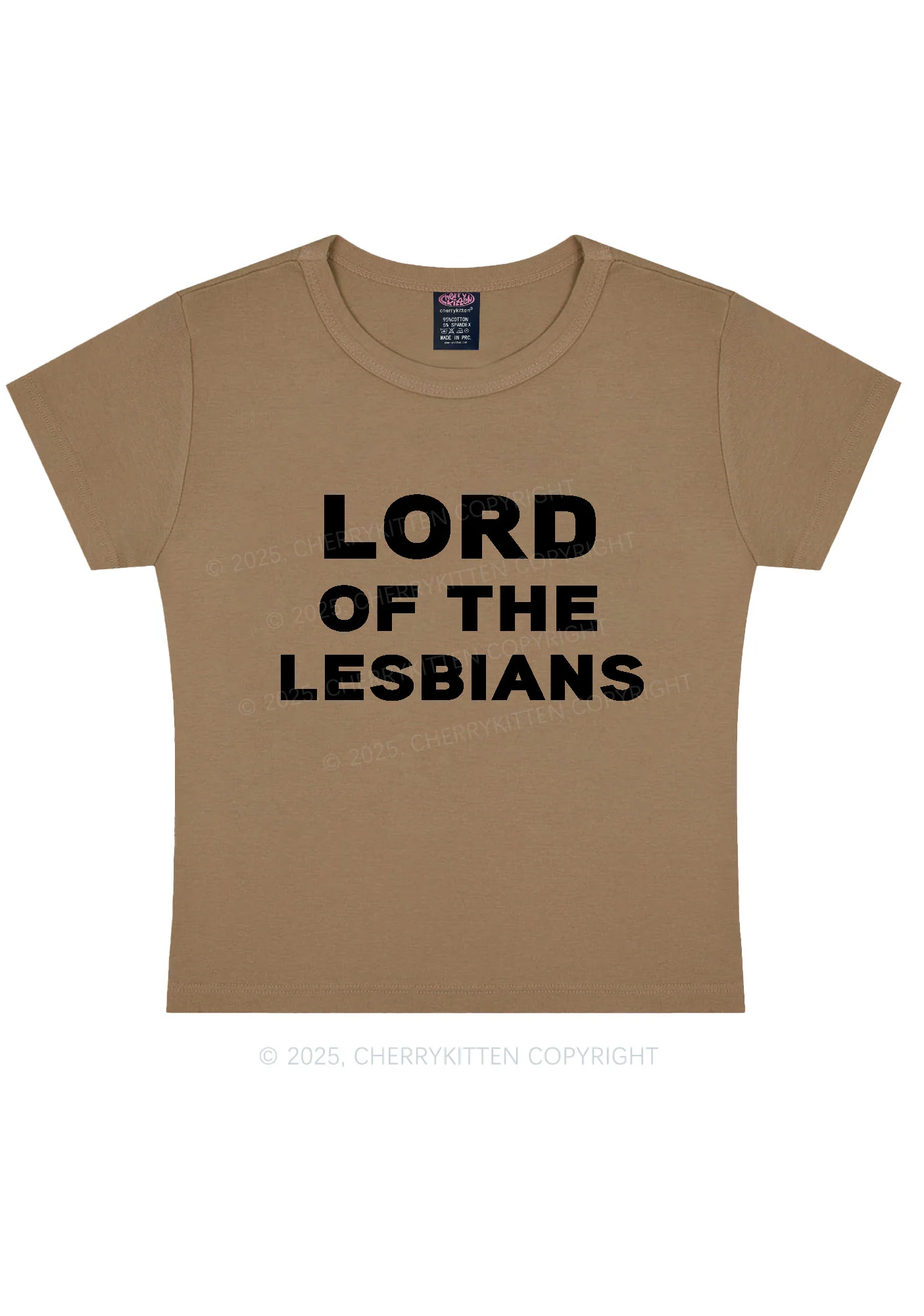 Lord Of The Lesbians Y2K Baby Tee Cherrykitten - Image 9