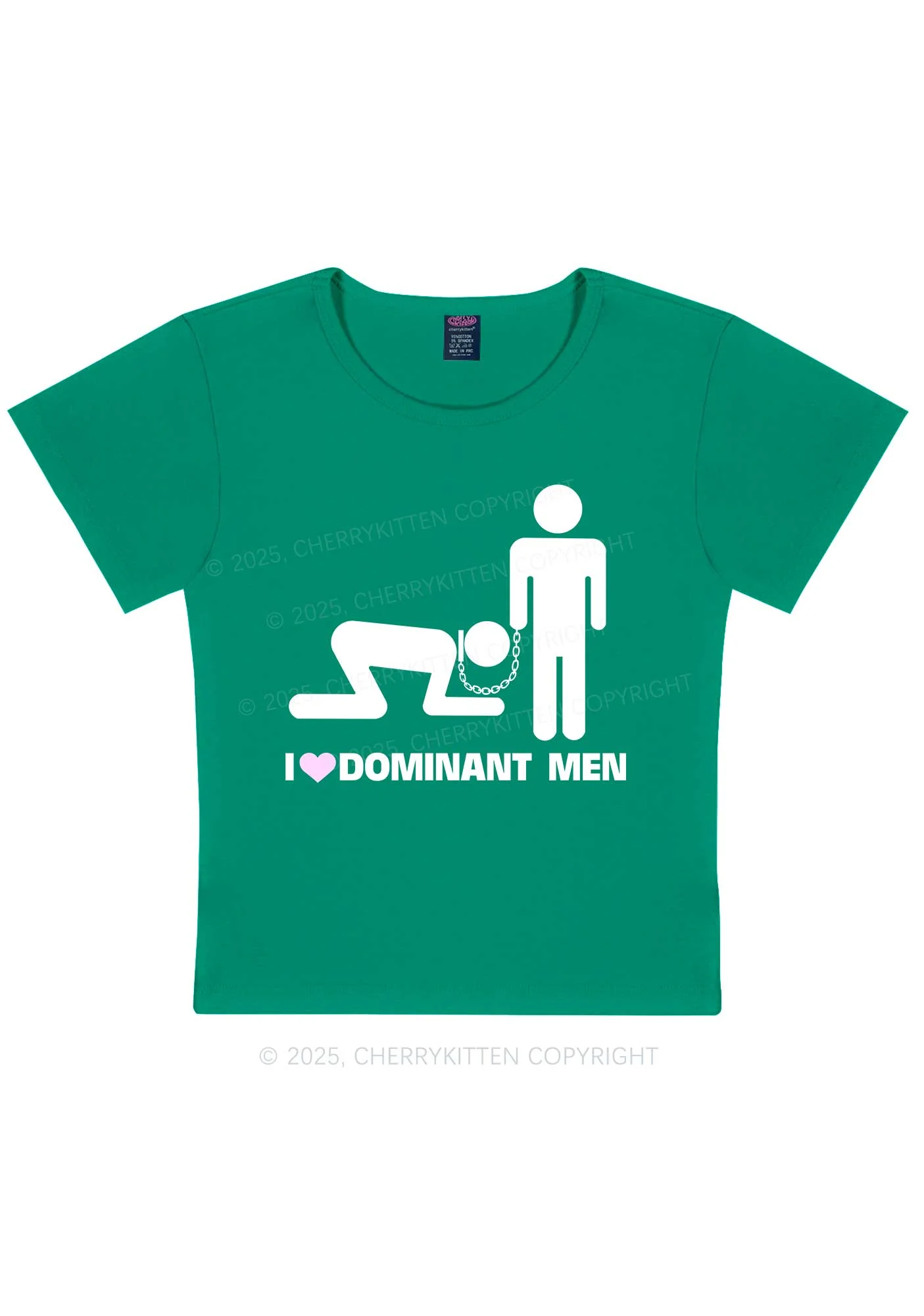 Love D Men Pride Y2K Baby Tee Cherrykitten - Image 12