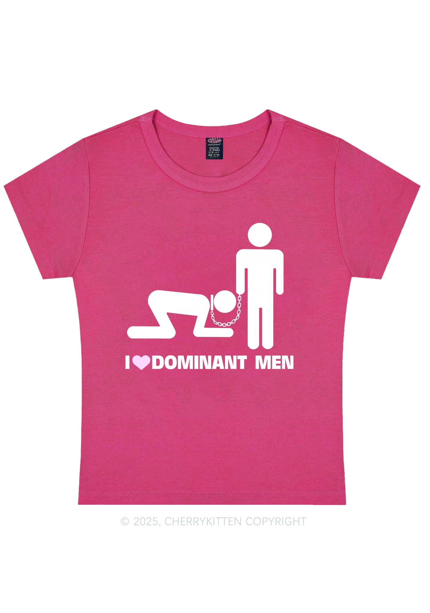 Love D Men Pride Y2K Baby Tee Cherrykitten - Image 4