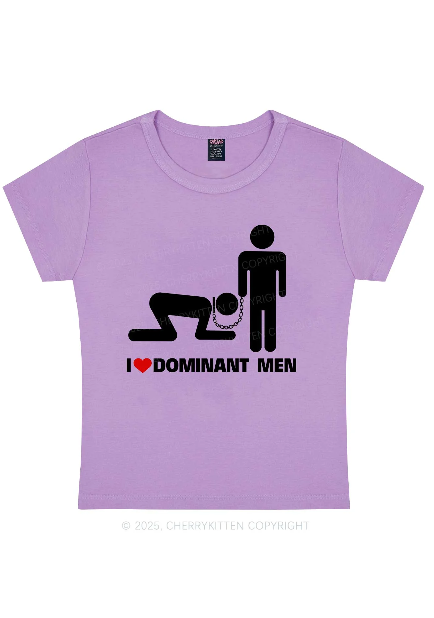 Love D Men Pride Y2K Baby Tee Cherrykitten - Image 5