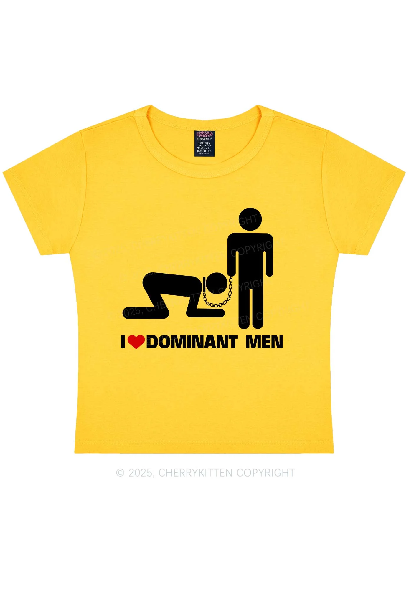 Love D Men Pride Y2K Baby Tee Cherrykitten - Image 6
