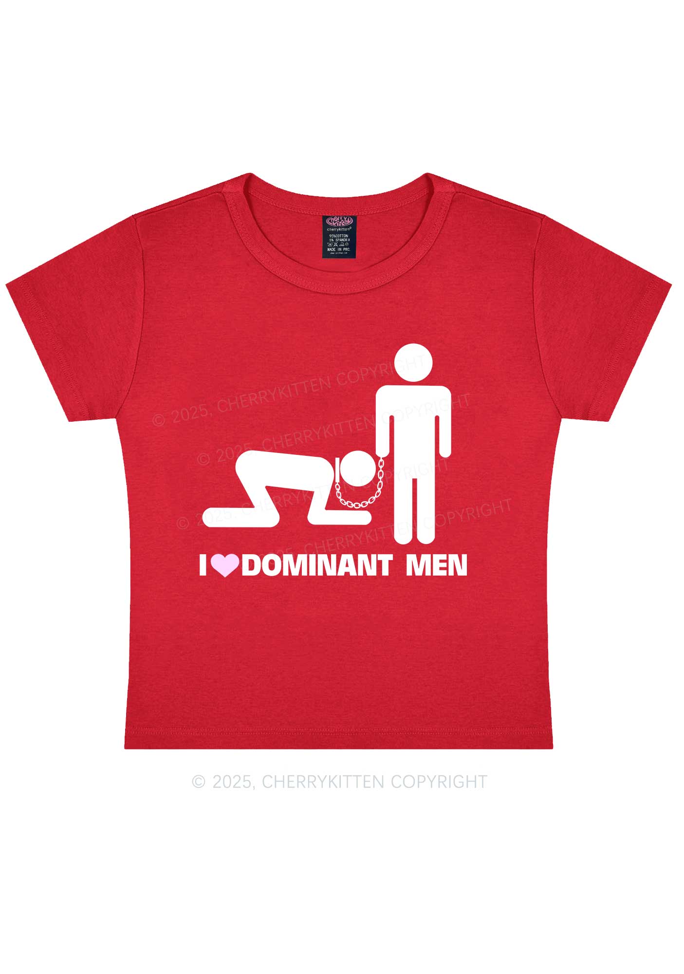 Love D Men Pride Y2K Baby Tee Cherrykitten - Image 7