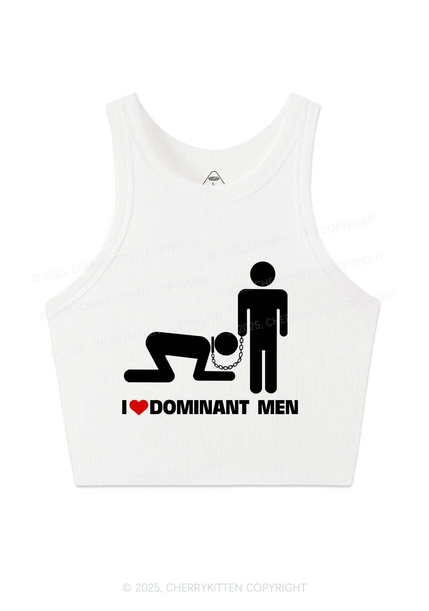 Love D Men Pride Y2K Crop Tank Top Cherrykitten - Image 4