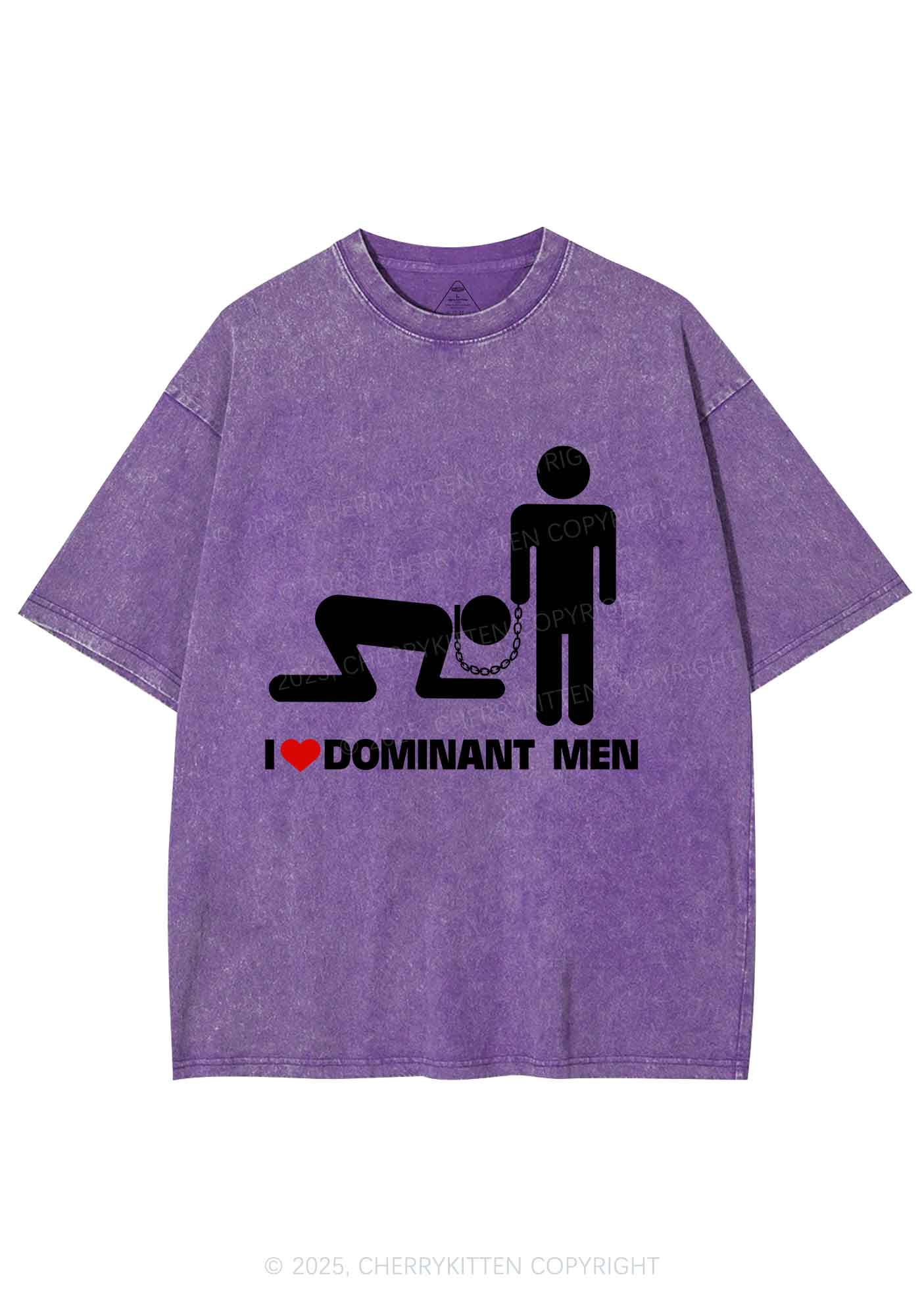 Love D Men Pride Y2K Shirts Washed Tee Cherrykitten - Image 4