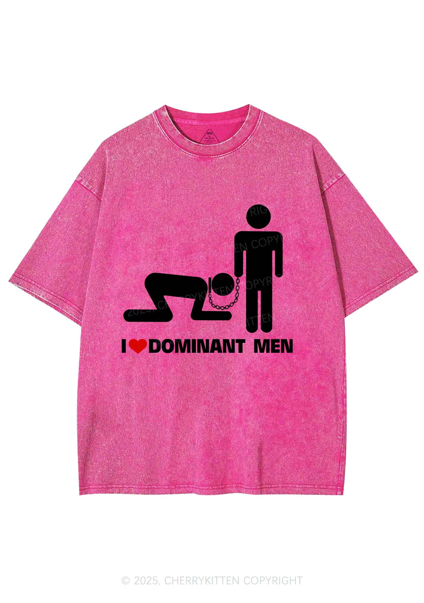 Love D Men Pride Y2K Shirts Washed Tee Cherrykitten - Image 5