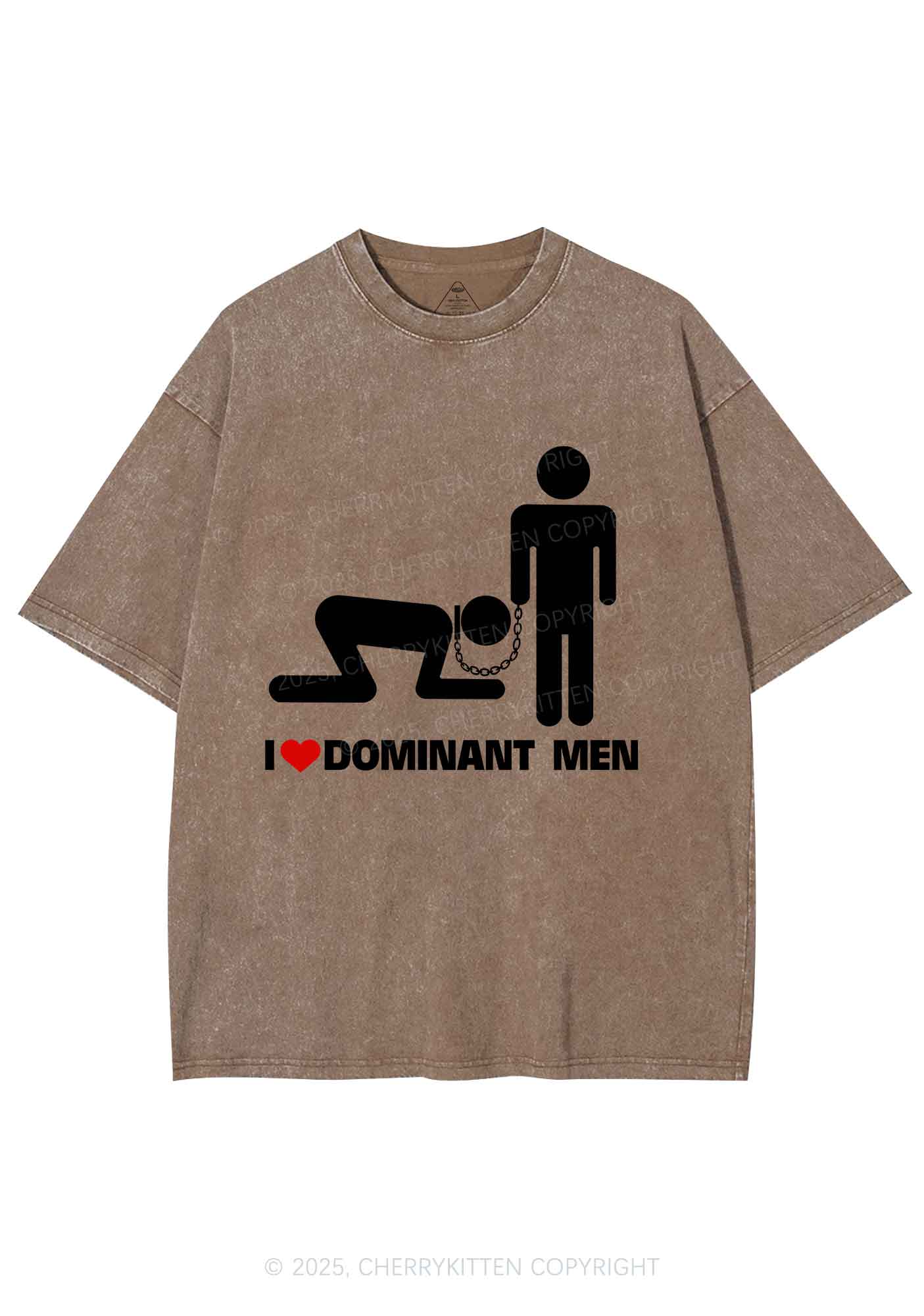 Love D Men Pride Y2K Shirts Washed Tee Cherrykitten - Image 6