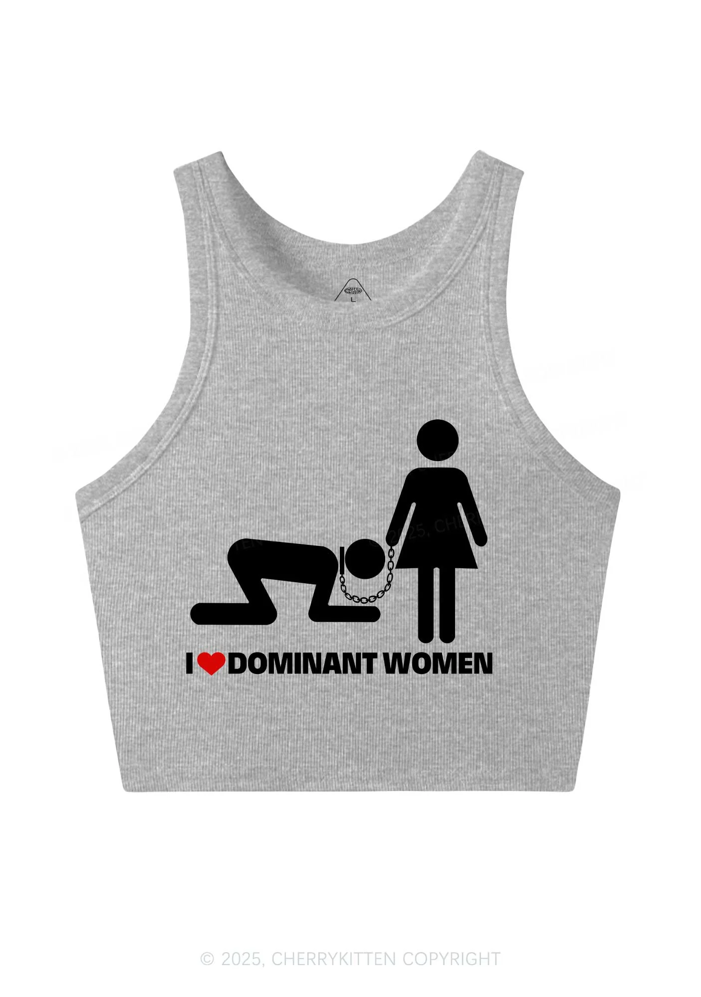 Love D Women Pride Y2K Crop Tank Top Cherrykitten - Image 5