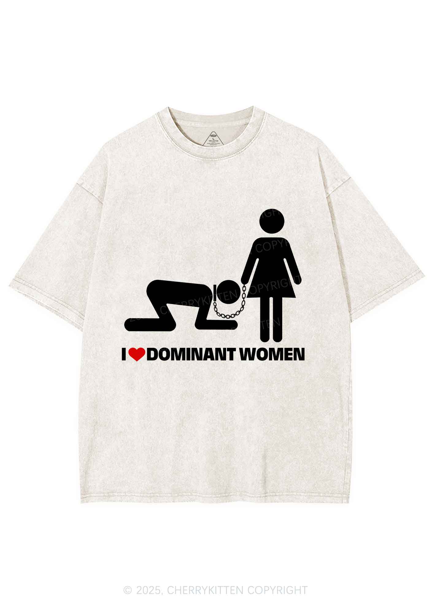 Love D Women Pride Y2K Shirts Washed Tee Cherrykitten - Image 3