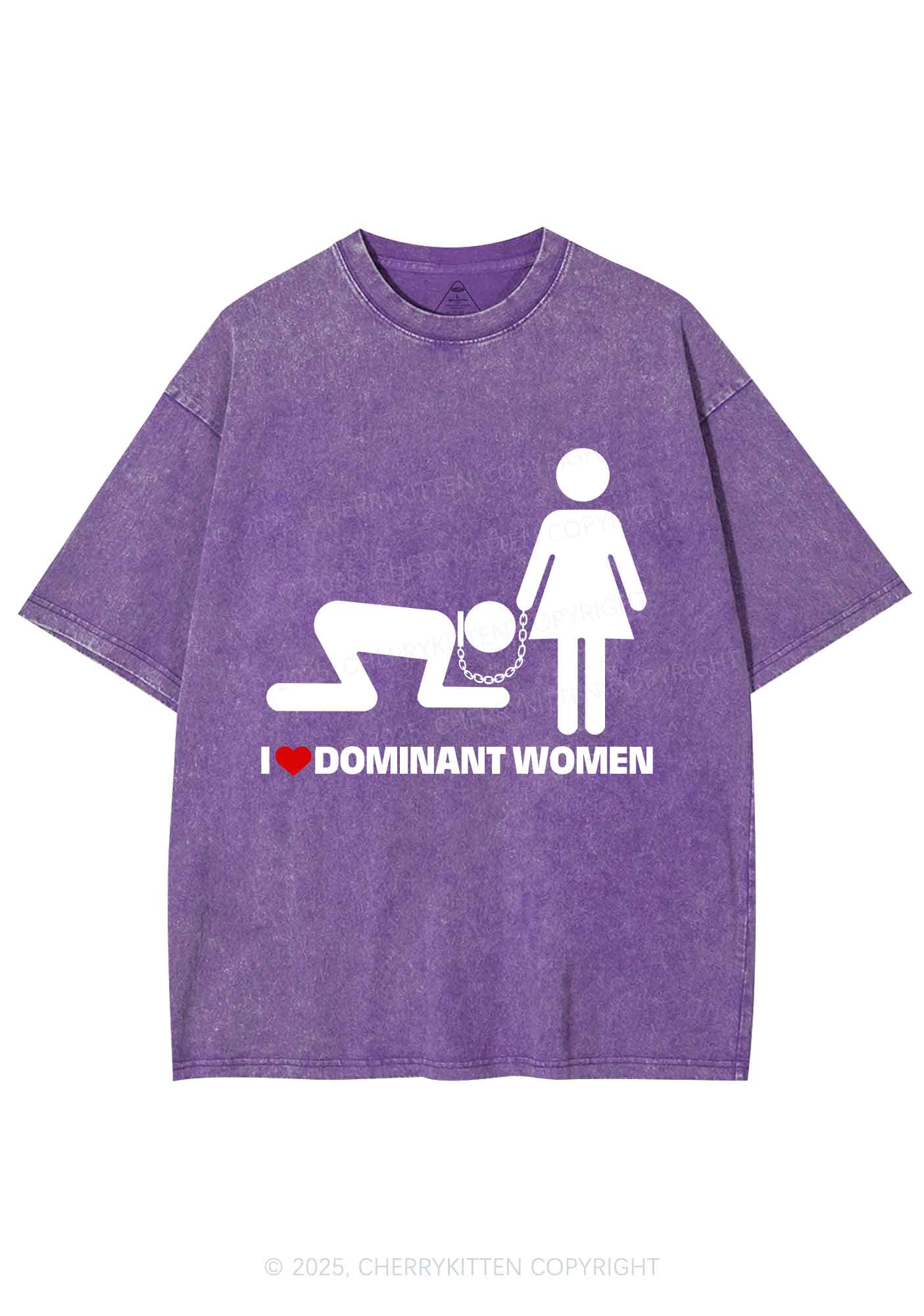 Love D Women Pride Y2K Shirts Washed Tee Cherrykitten - Image 5