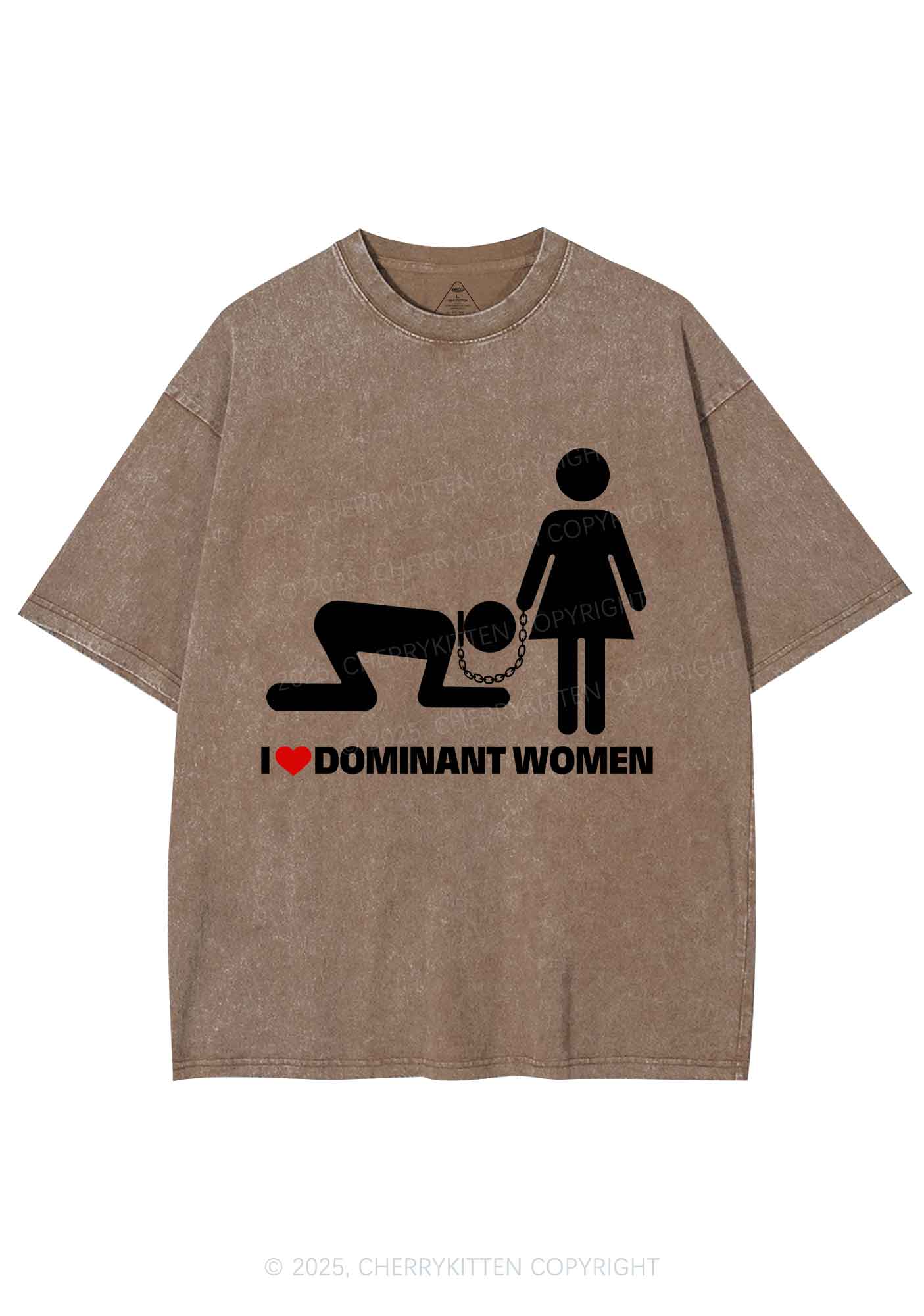 Love D Women Pride Y2K Shirts Washed Tee Cherrykitten - Image 7