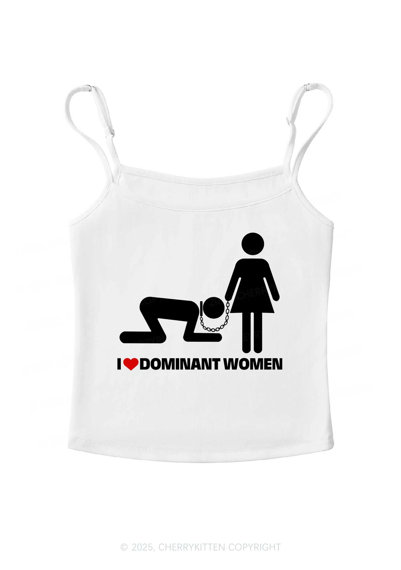 Love D Women Pride Y2K Spaghetti Strap Cami Cherrykitten - Image 3