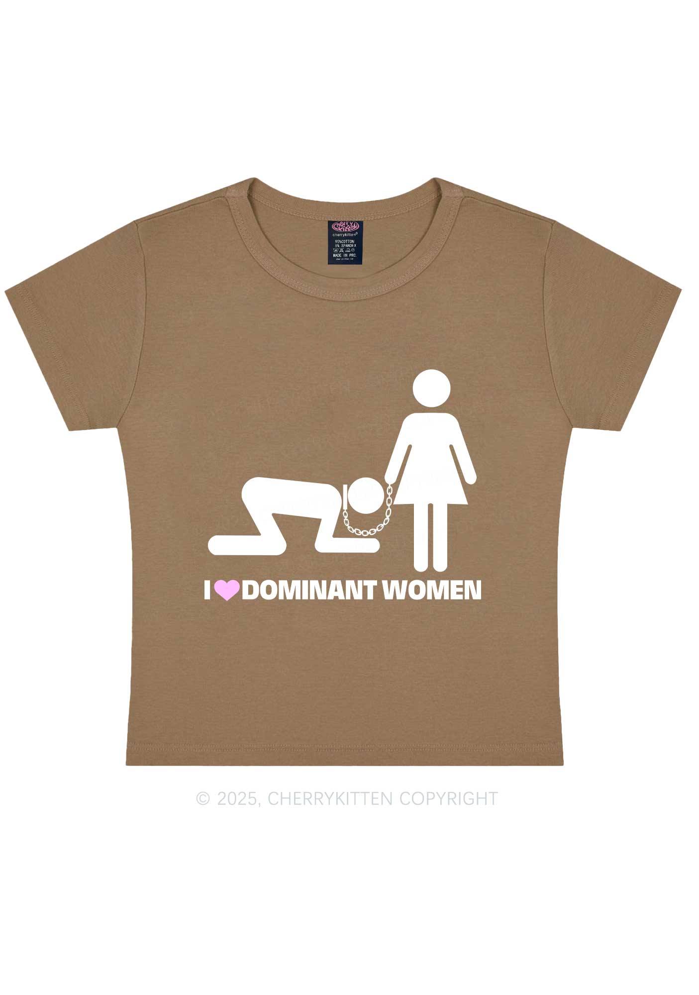 Love D Women Pride Y2K Baby Tee Cherrykitten - Image 12