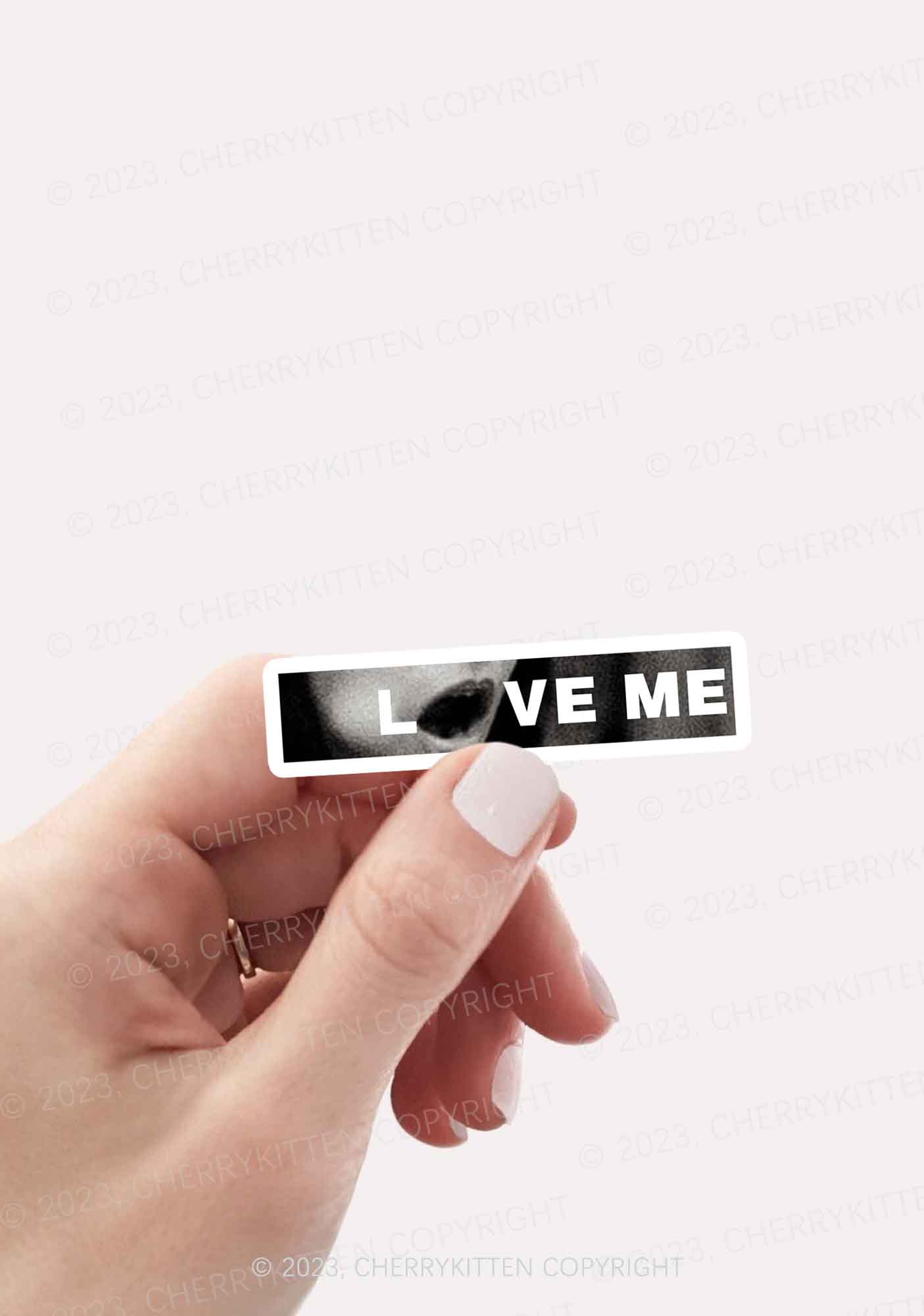 Love Me Mouth 1Pc Y2K Sticker Cherrykitten - Image 2