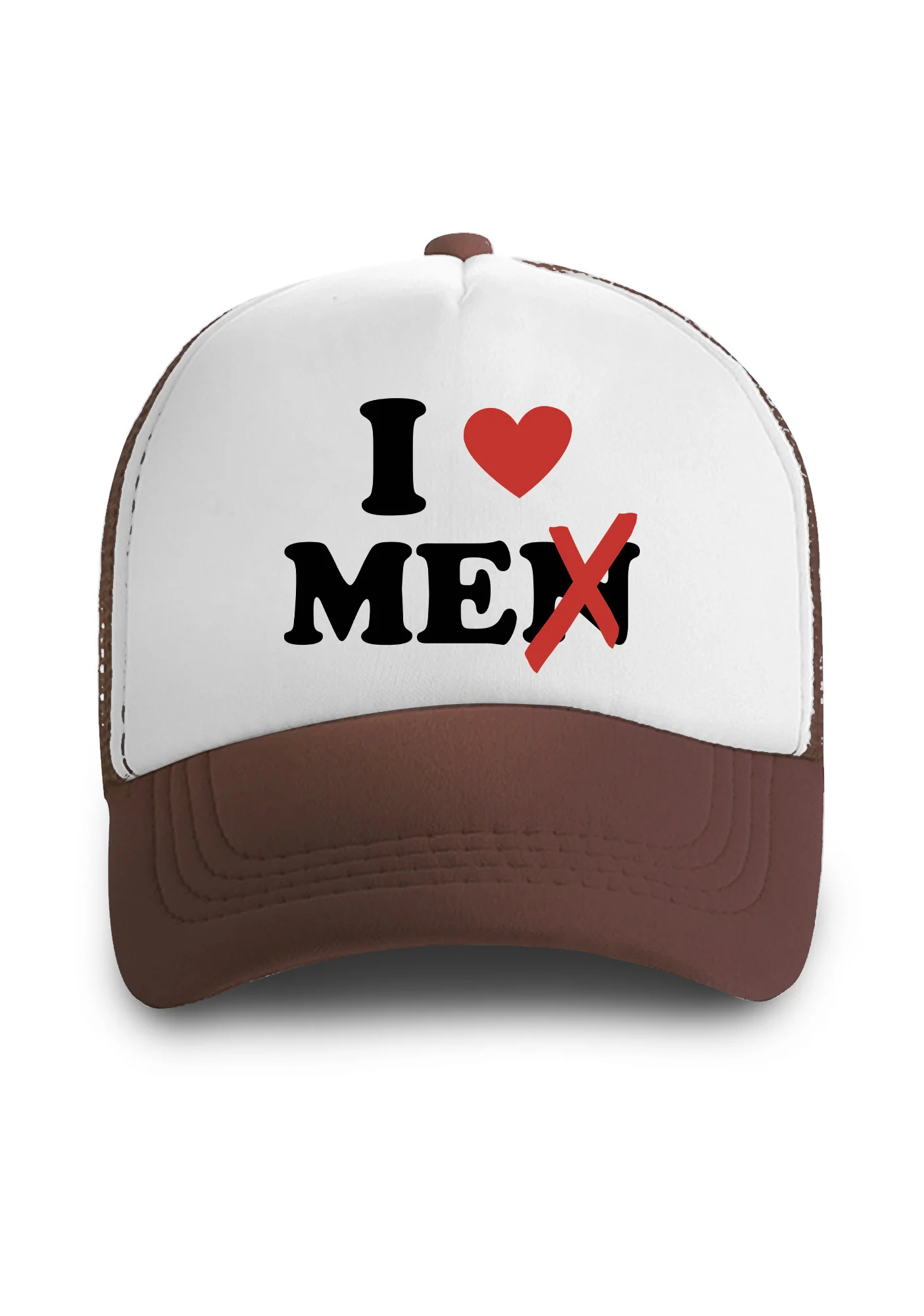 Love Me Not Men Trucker Hat - Image 3
