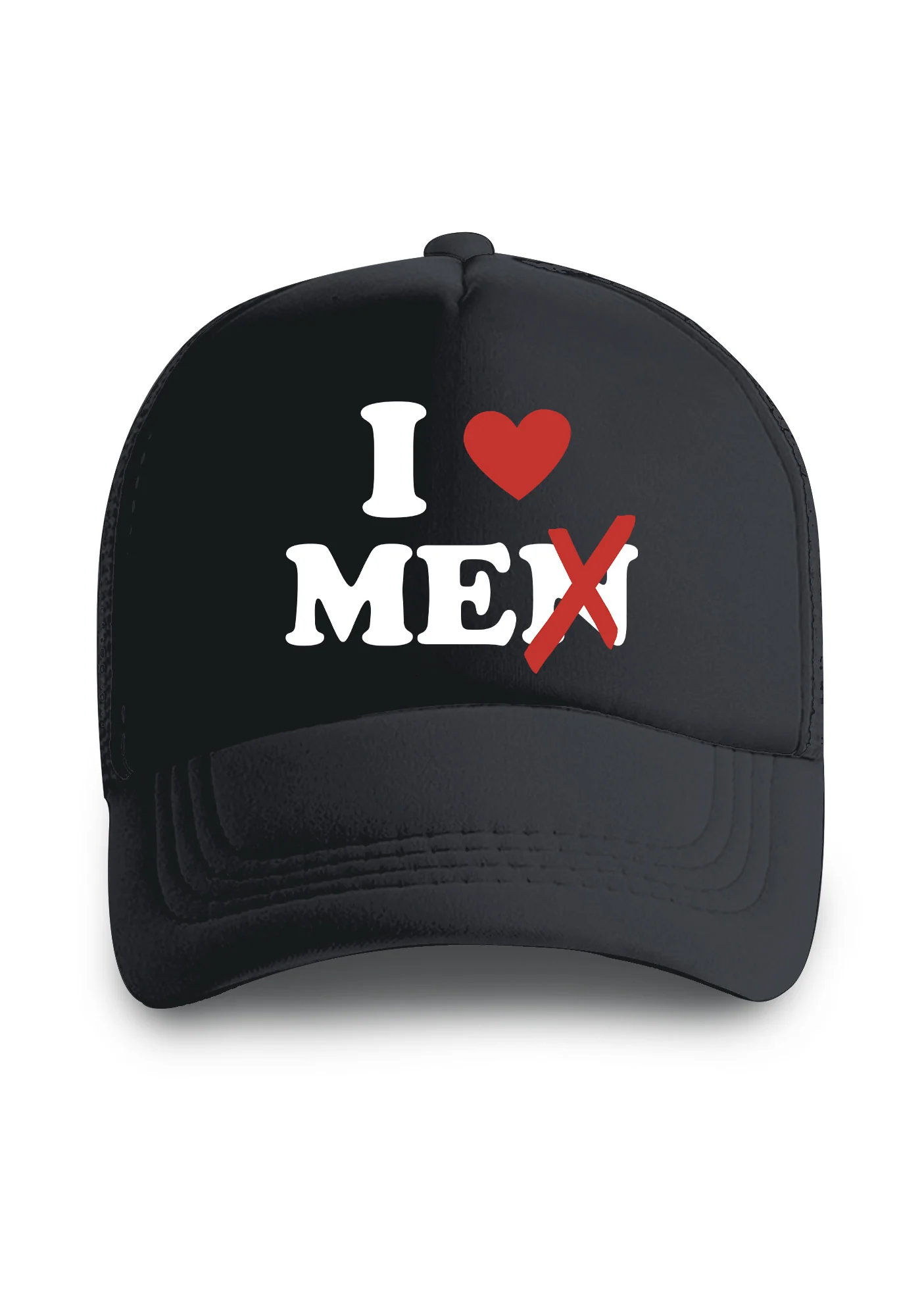 Love Me Not Men Trucker Hat - Image 4