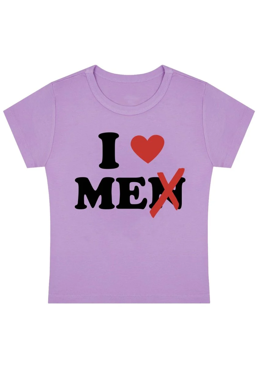 Love Me Not Men Y2k Baby Tee - Image 11