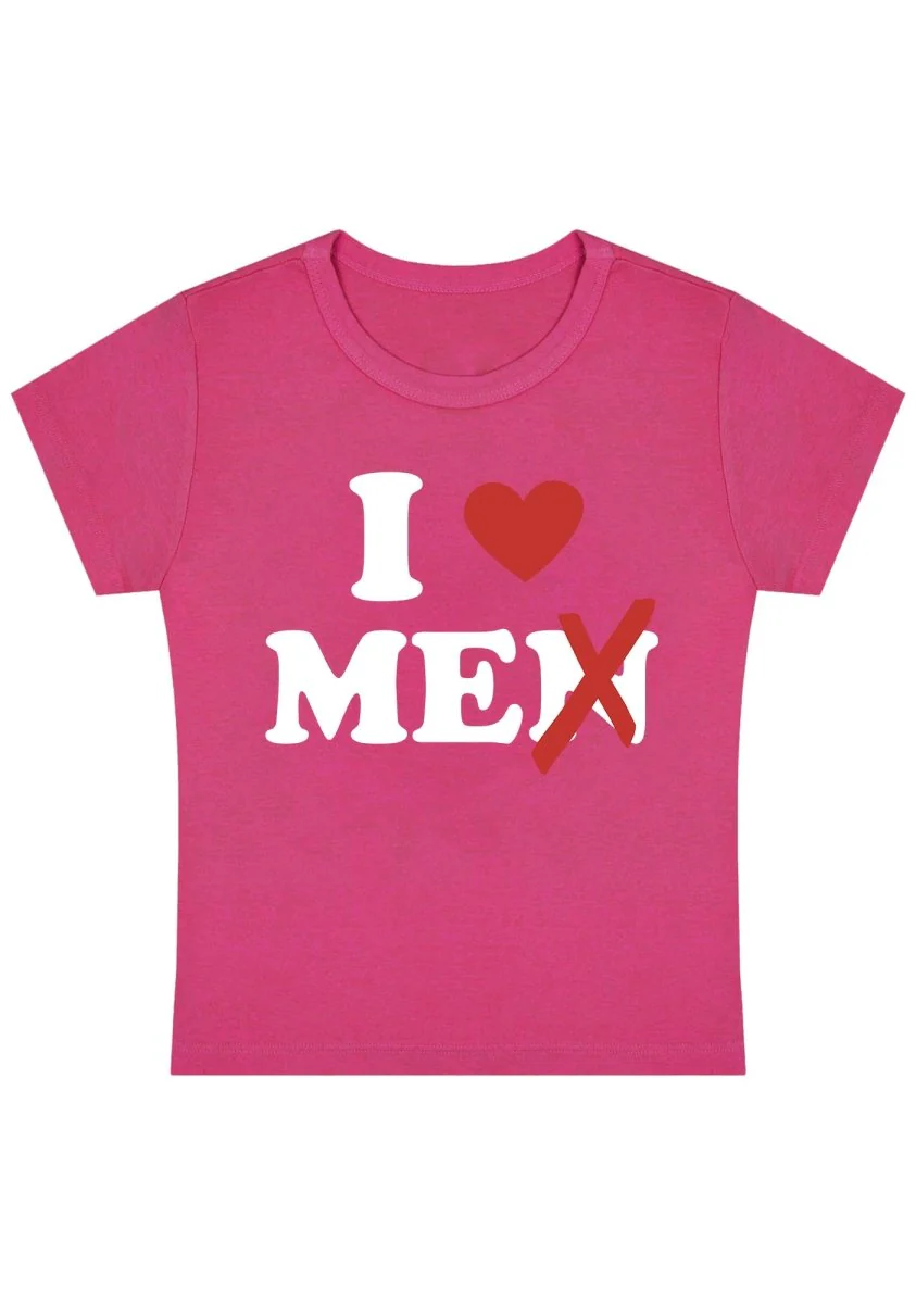 Love Me Not Men Y2k Baby Tee - Image 12