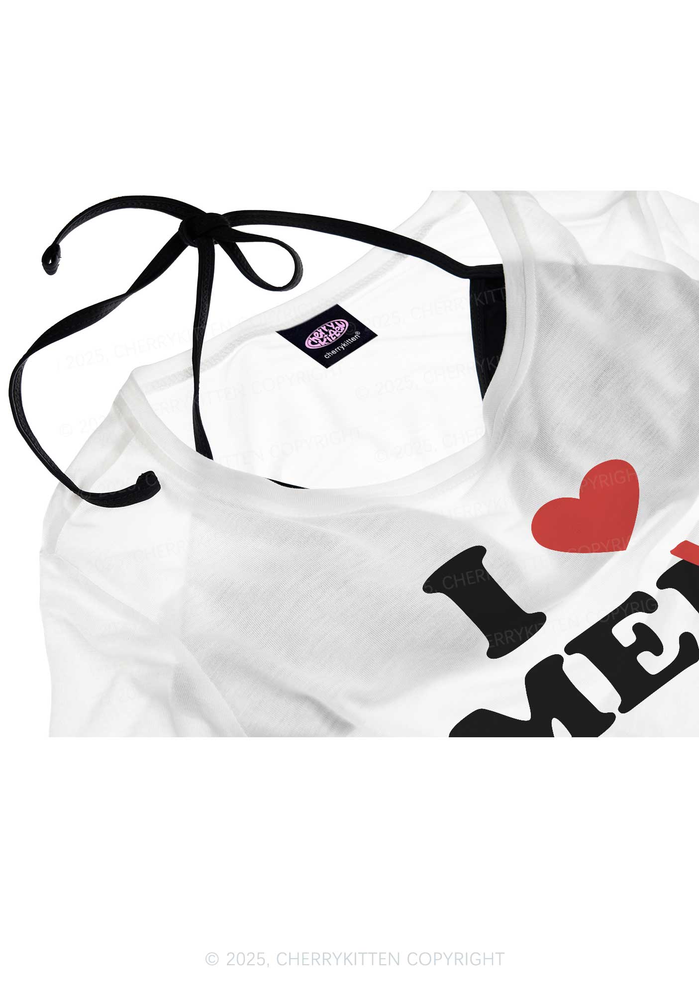 Love Me Not Men Y2K Sheer Boyfriend Tee Cherrykitten - Image 4