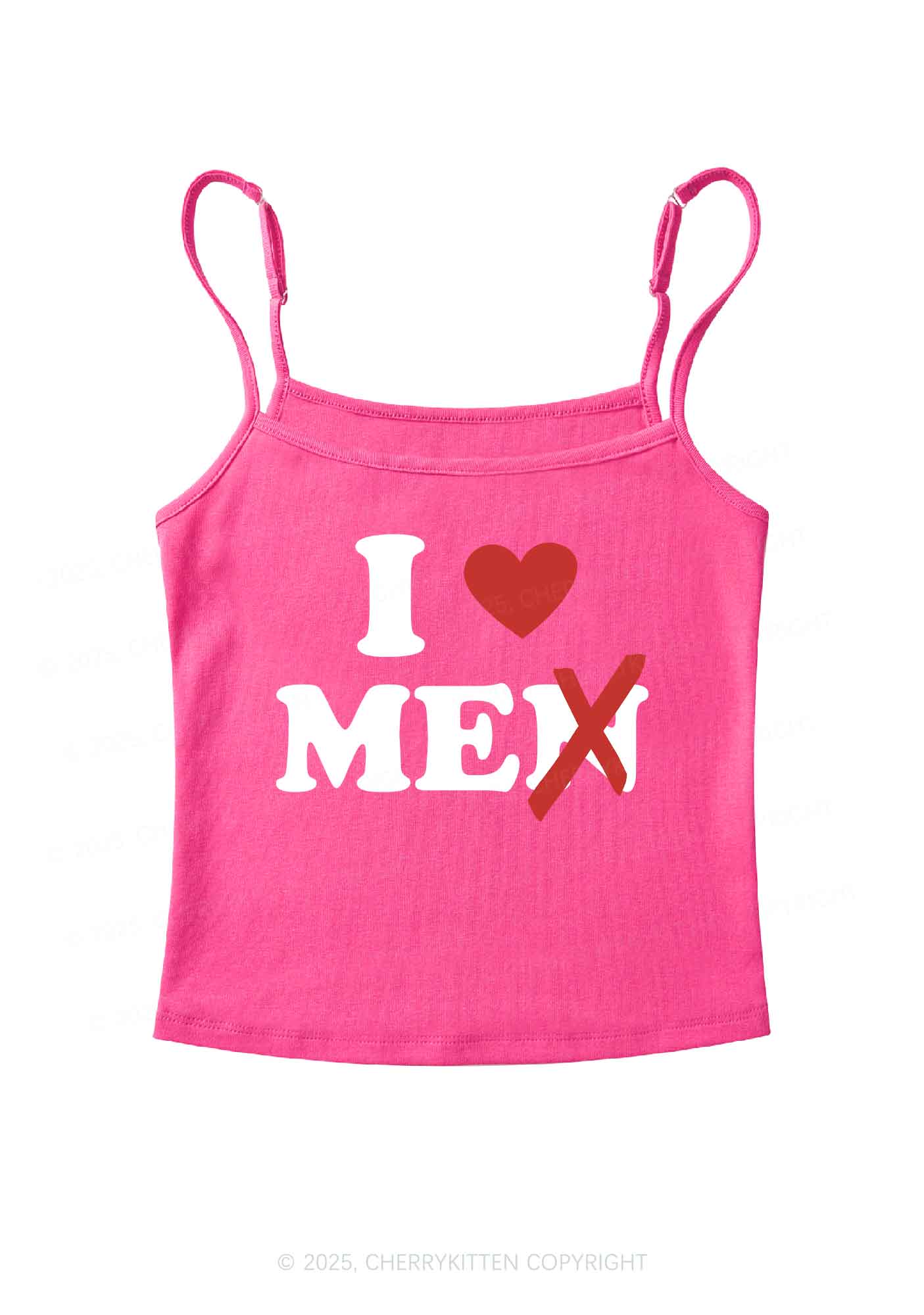 Love Me Not Men Y2K Spaghetti Strap Cami Cherrykitten - Image 4
