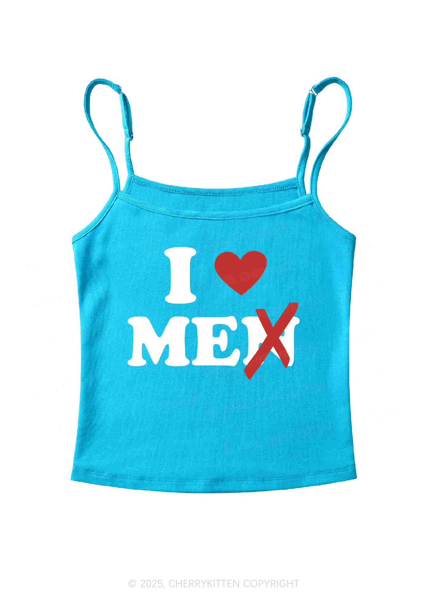 Love Me Not Men Y2K Spaghetti Strap Cami Cherrykitten - Image 6