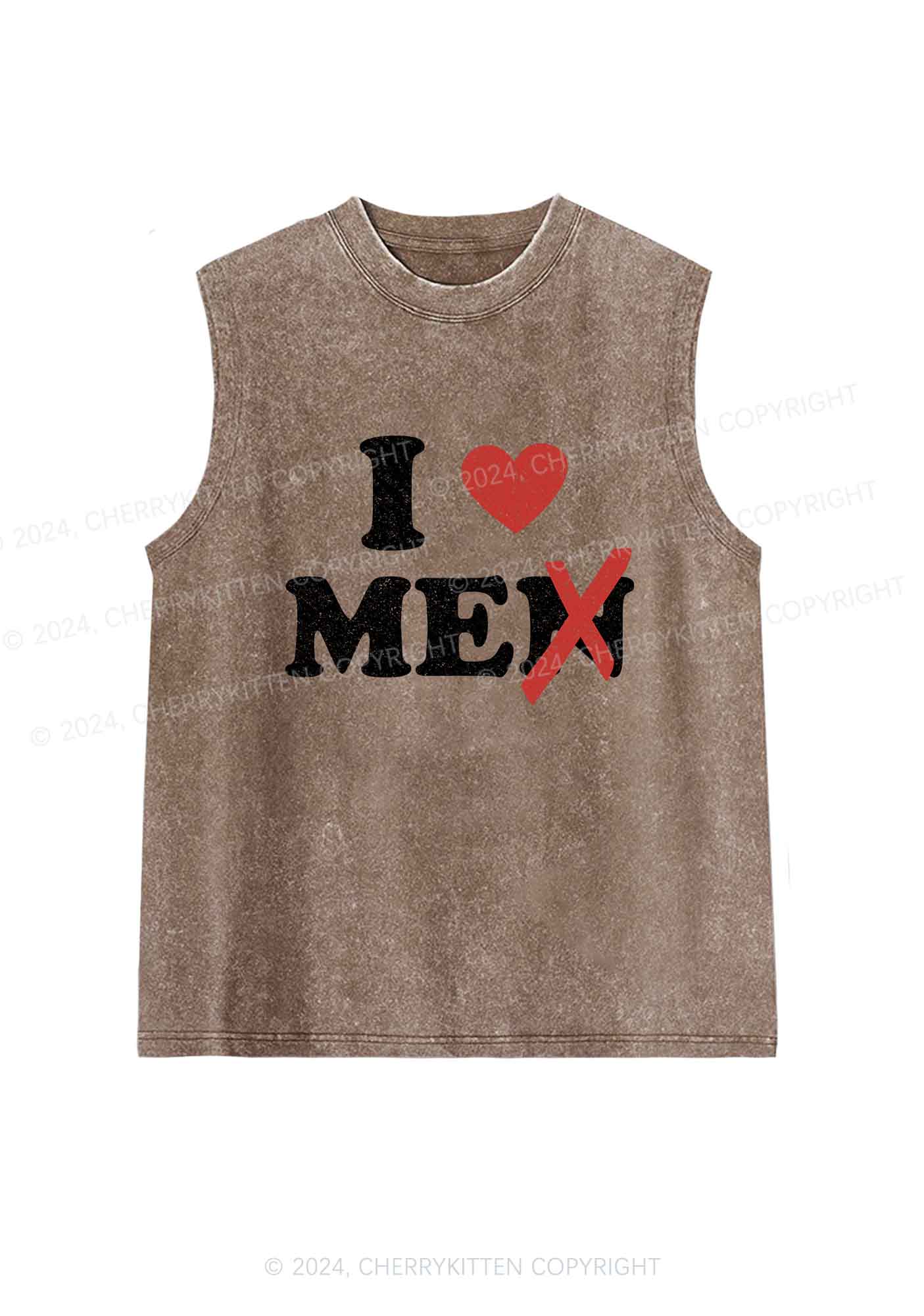 Love Me Not Men Y2K Washed Tank Cherrykitten - Image 6