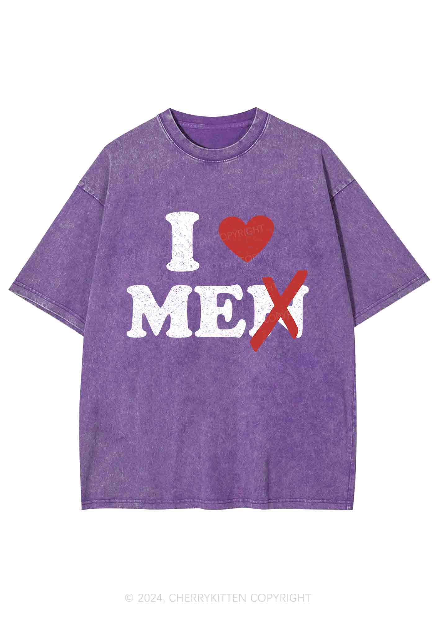 Love Me Not Men Y2K Washed Tee Cherrykitten - Image 7