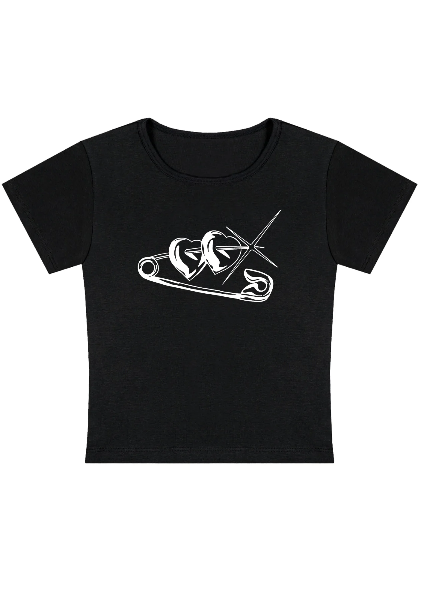 Love Pin Y2K Baby Tee - Image 4