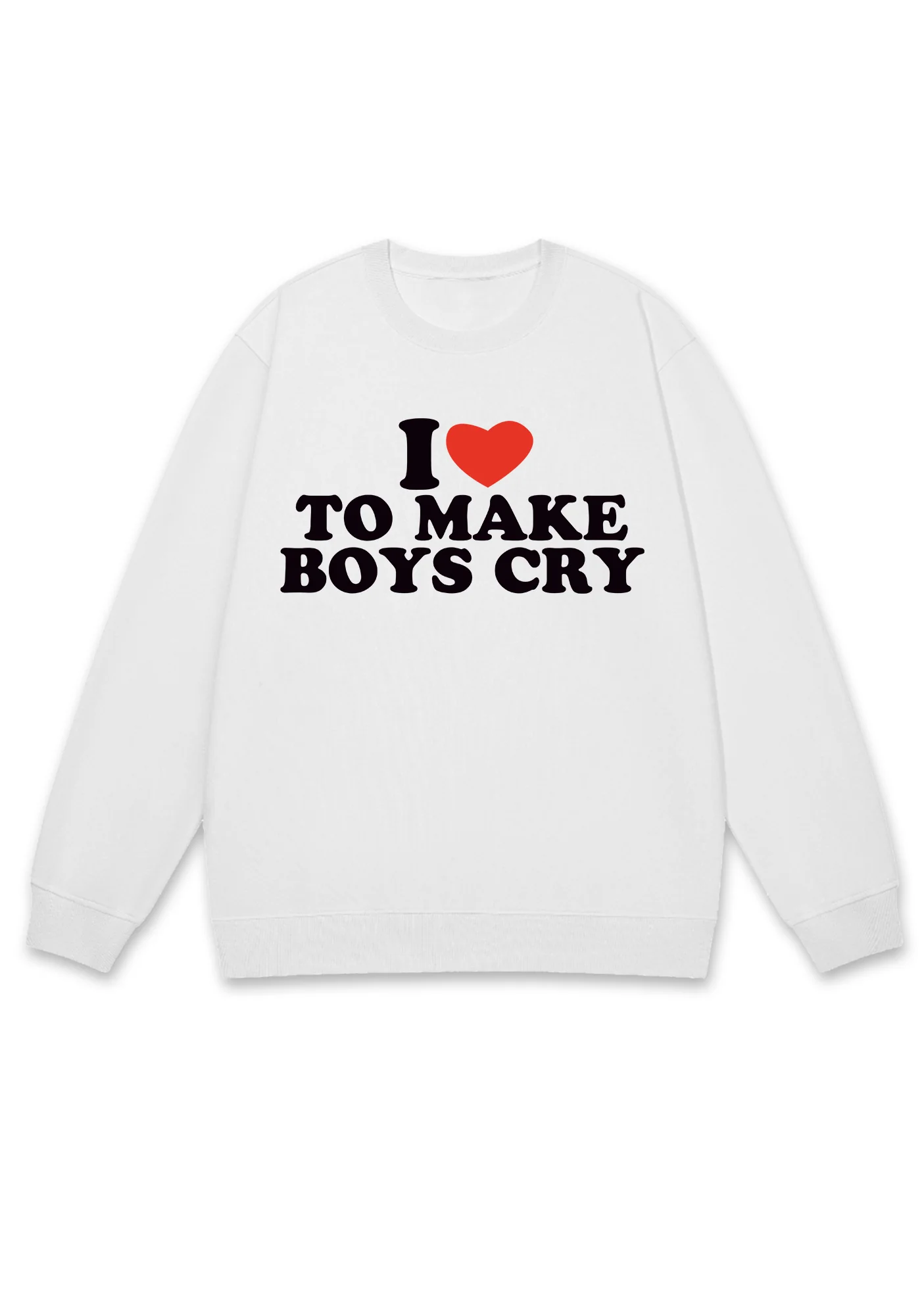 Love To Make Boys Cry Y2K Sweatshirt - Image 3