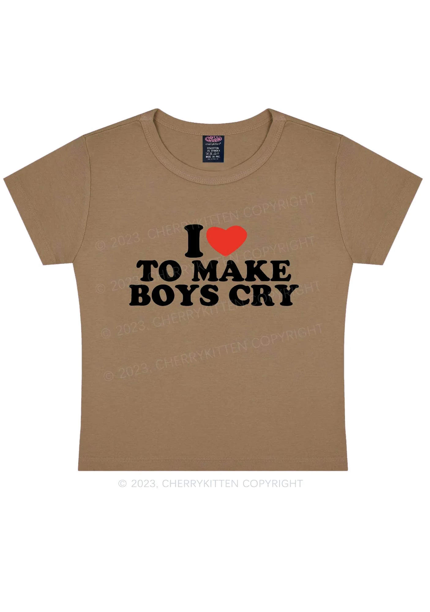 Love To Make Boys Cry Y2k Baby Tee - Image 10