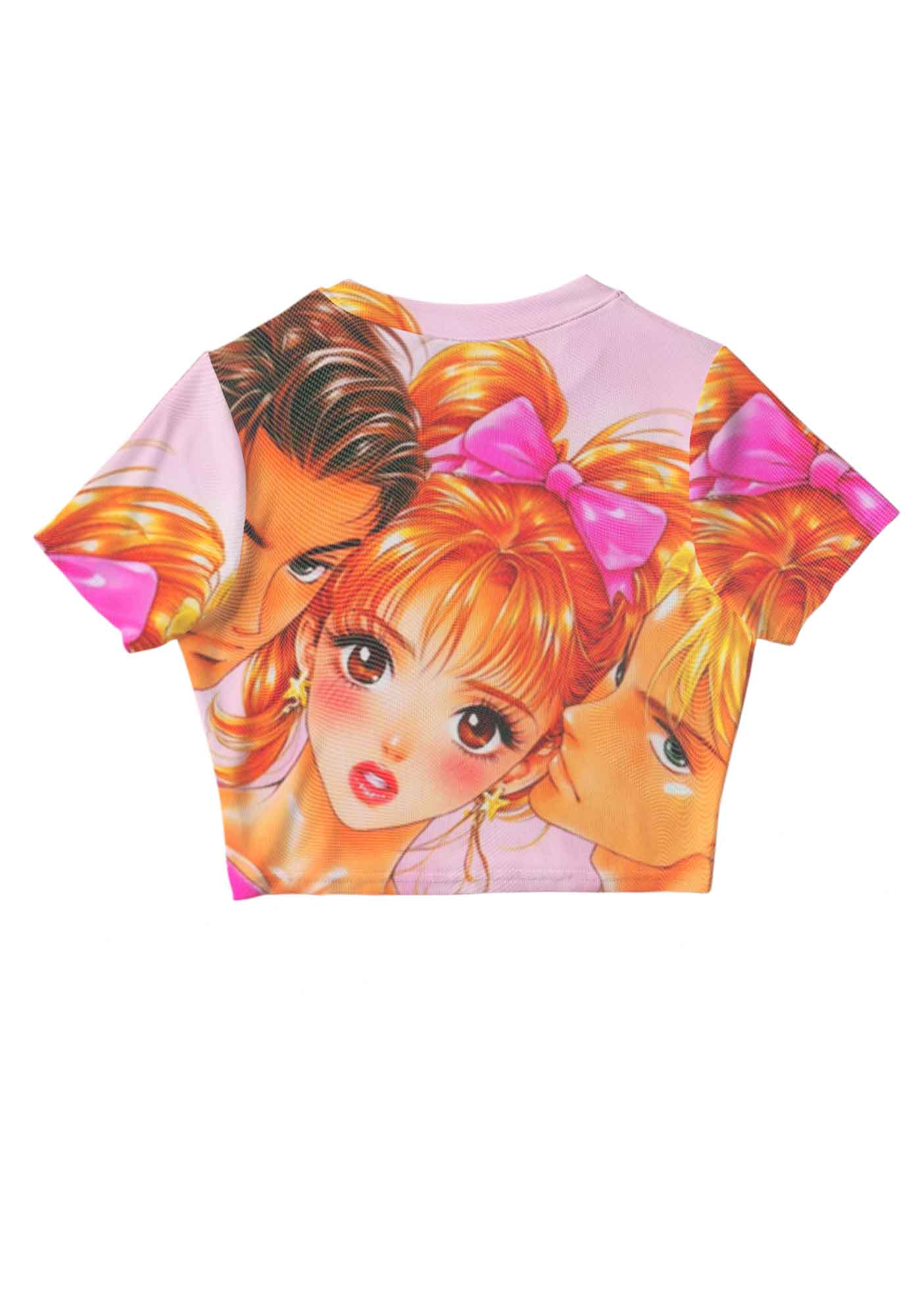 Love Triangle Y2K Mesh Crop Top Cherrykitten - Image 5