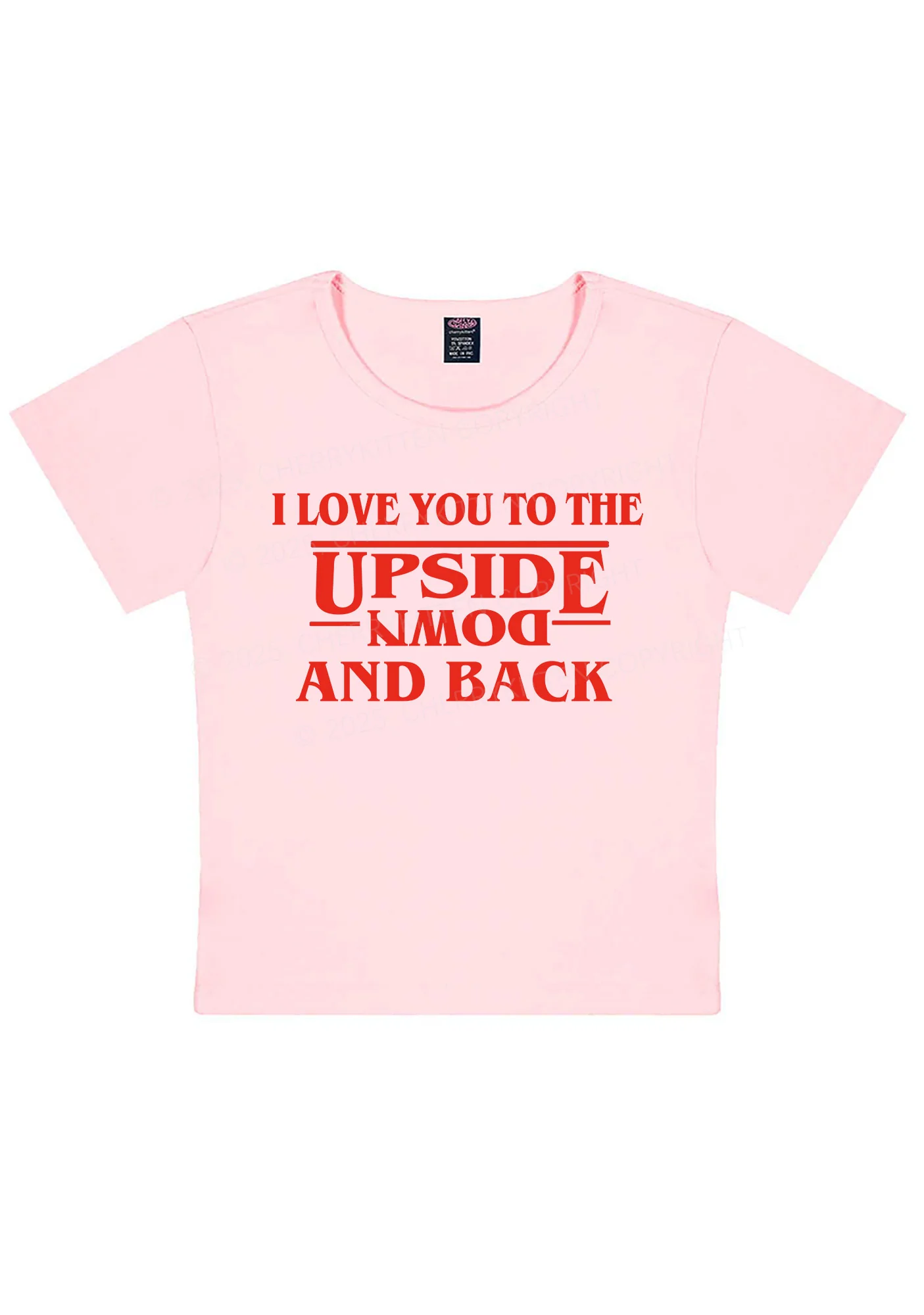Love You Upside Down Y2K Baby Tee Cherrykitten - Image 11