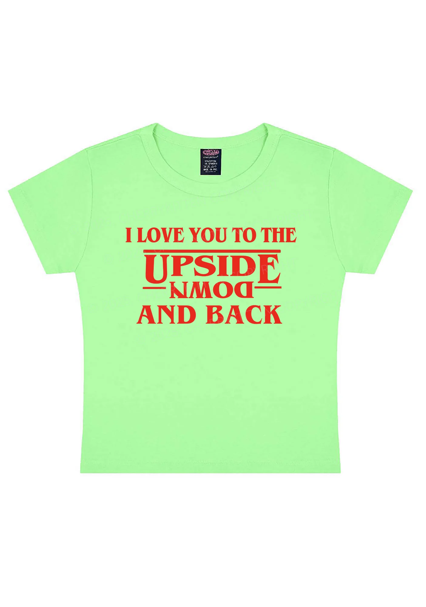 Love You Upside Down Y2K Baby Tee Cherrykitten - Image 12