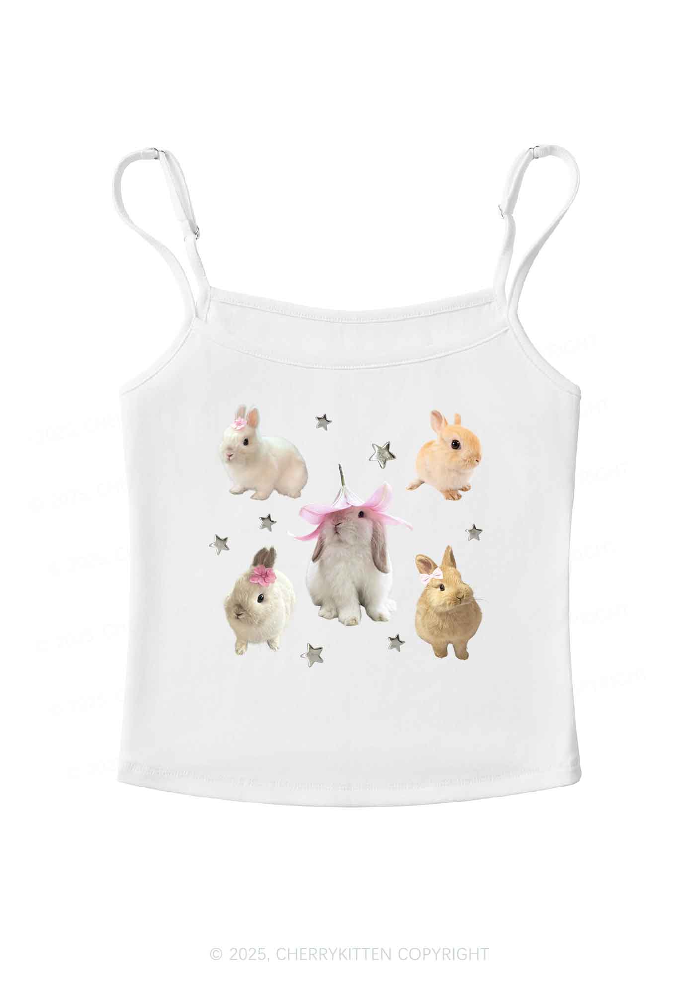 Lovely Rabbits Y2K Spaghetti Strap Cami Cherrykitten - Image 3