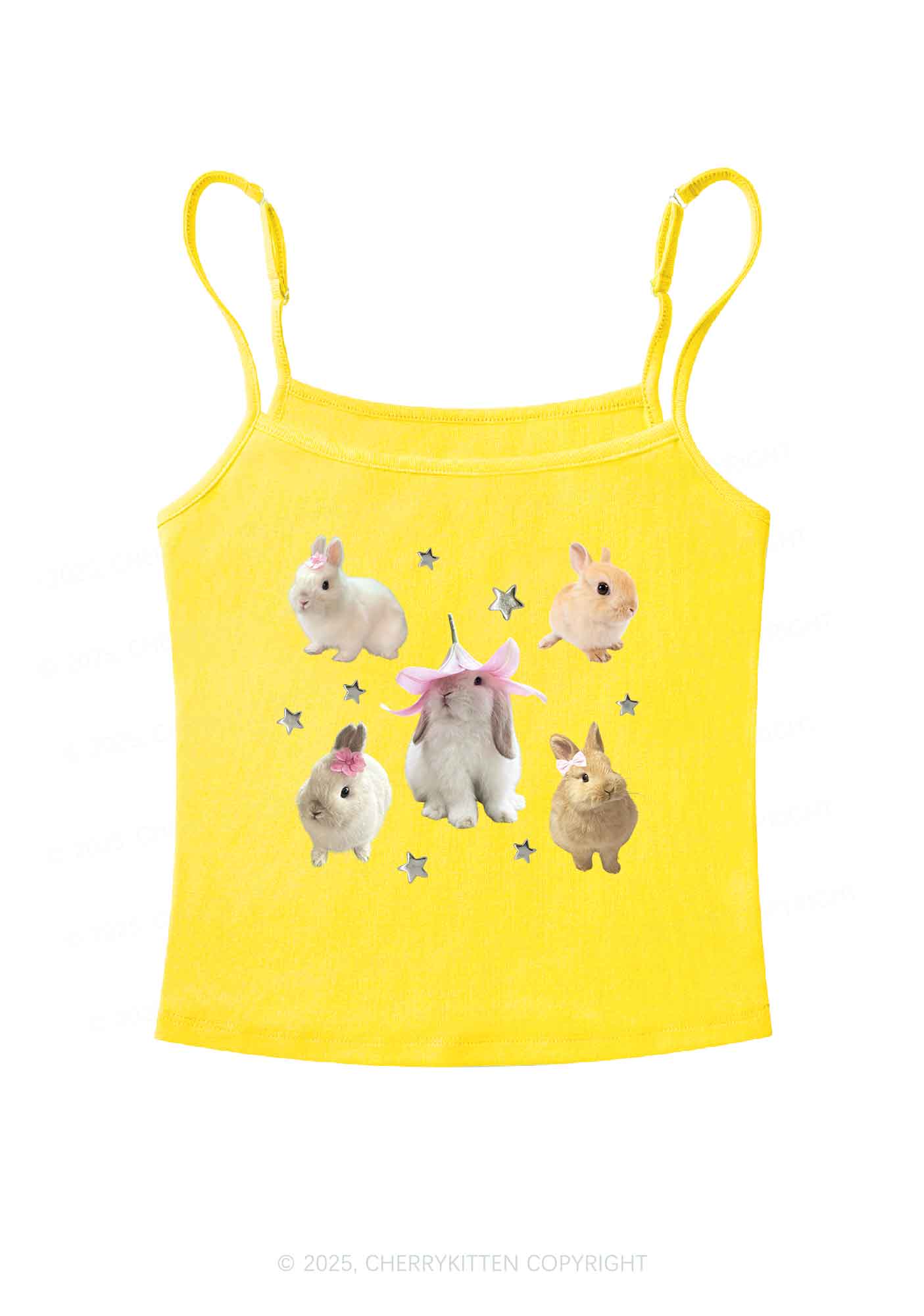Lovely Rabbits Y2K Spaghetti Strap Cami Cherrykitten - Image 4