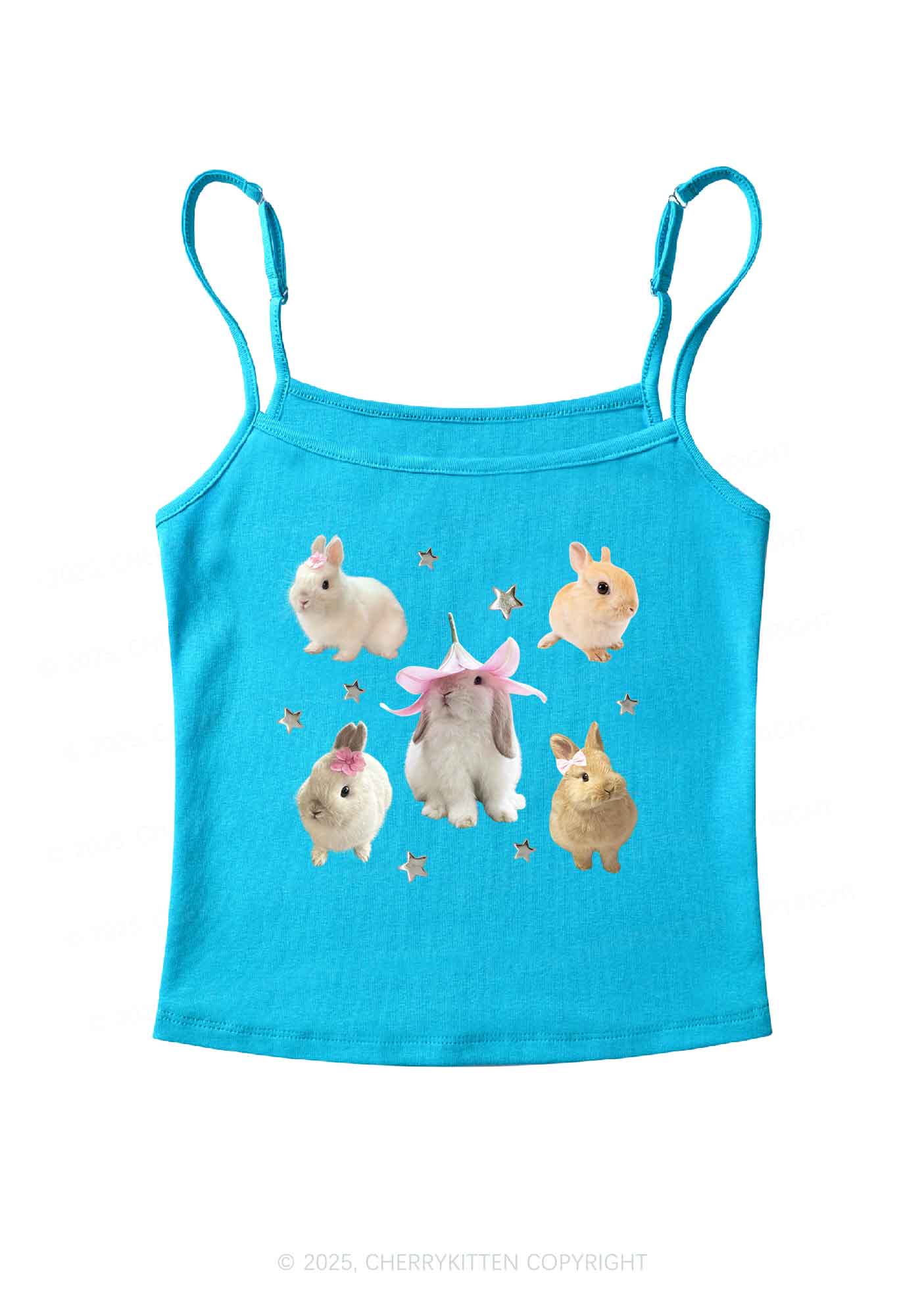 Lovely Rabbits Y2K Spaghetti Strap Cami Cherrykitten - Image 5