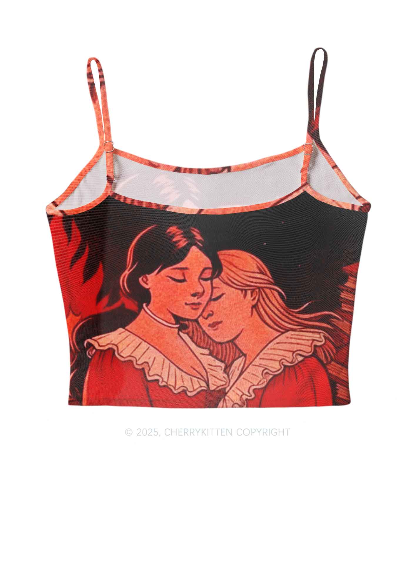 Lover Girls Pride Y2K Mesh Cami Tank Cherrykitten - Image 2