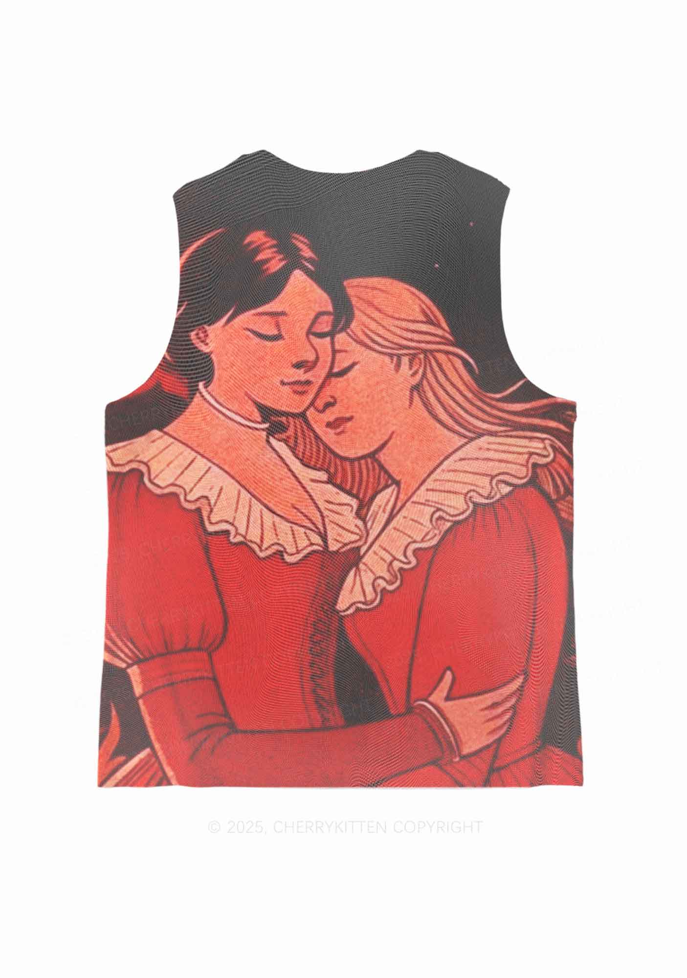 Lover Girls Pride Y2K Mesh Muscle Tank Cherrykitten - Image 3