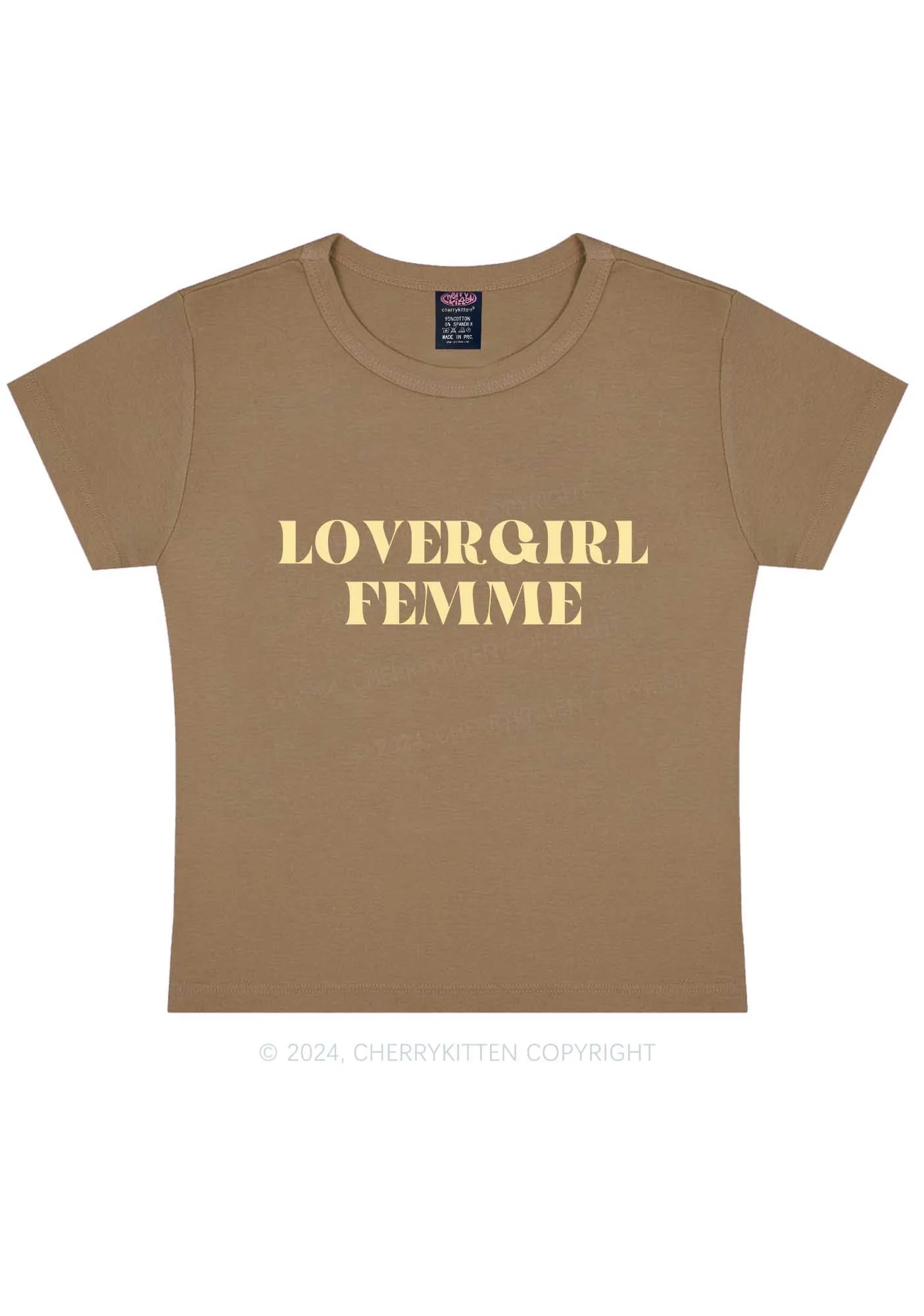 Lovergirl Femme Y2K Baby Tee Cherrykitten - Image 11