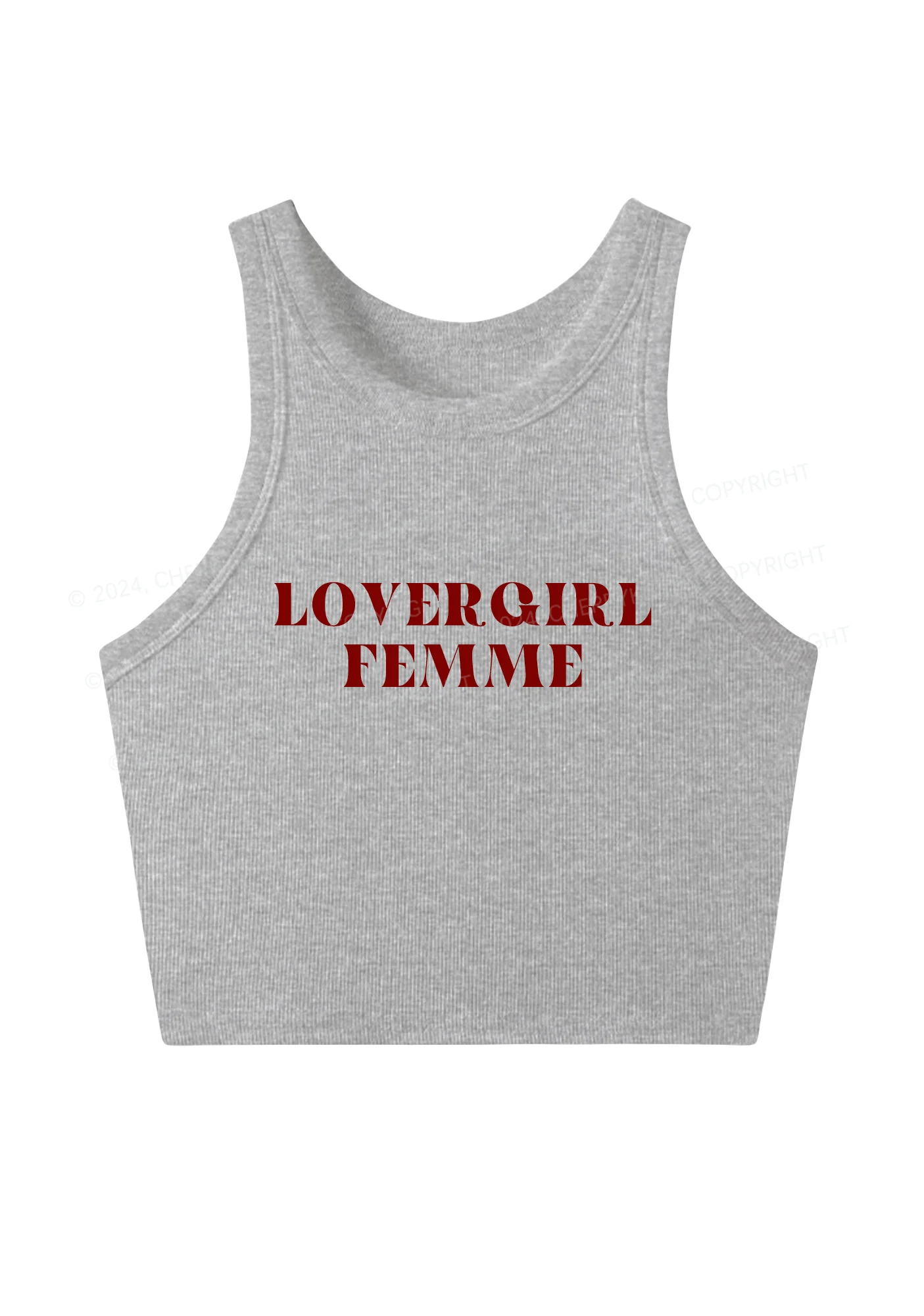 Lovergirl Femme Y2K Crop Tank Top Cherrykitten - Image 3