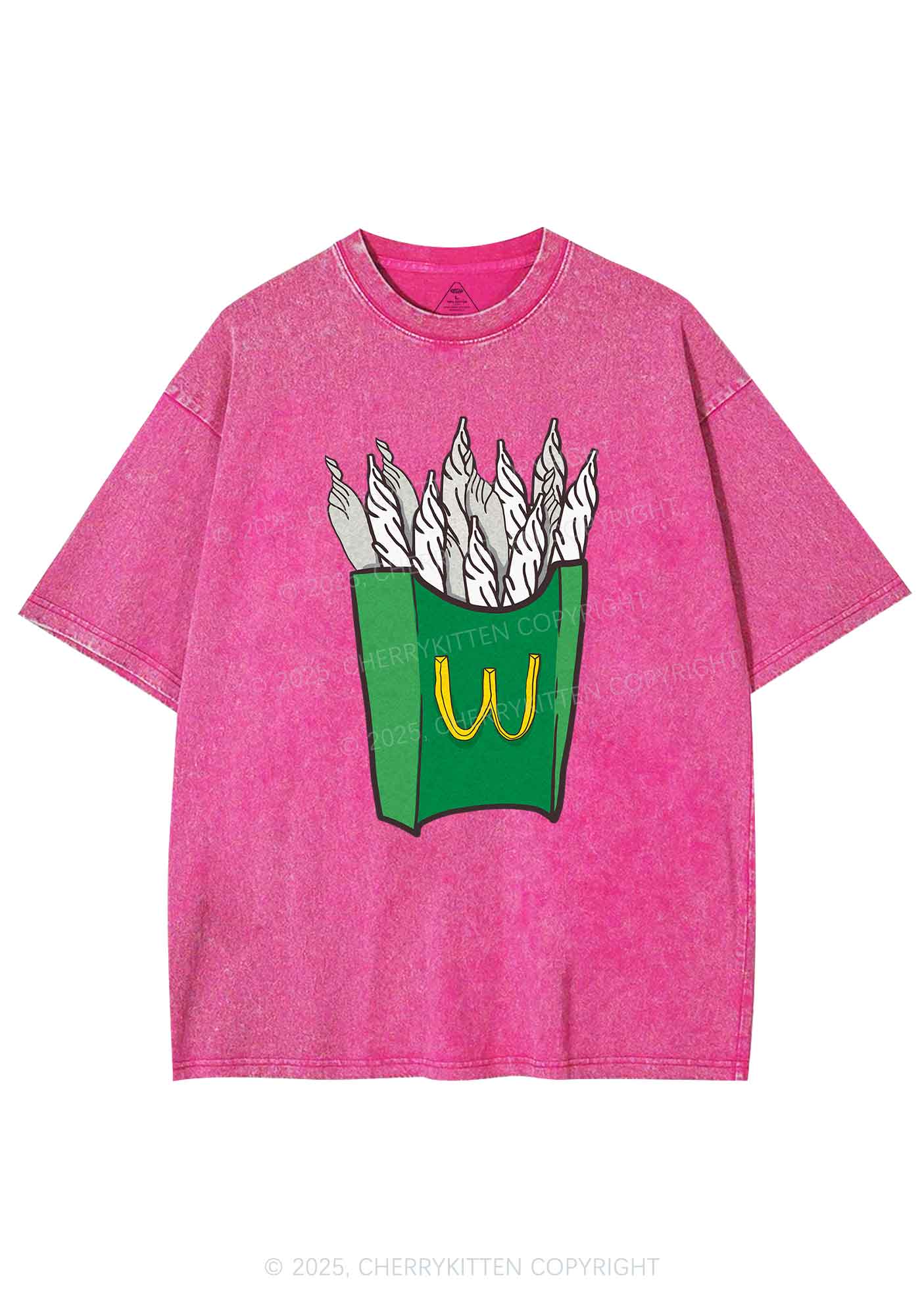M Smoke Y2K Washed Tee Cherrykitten - Image 4