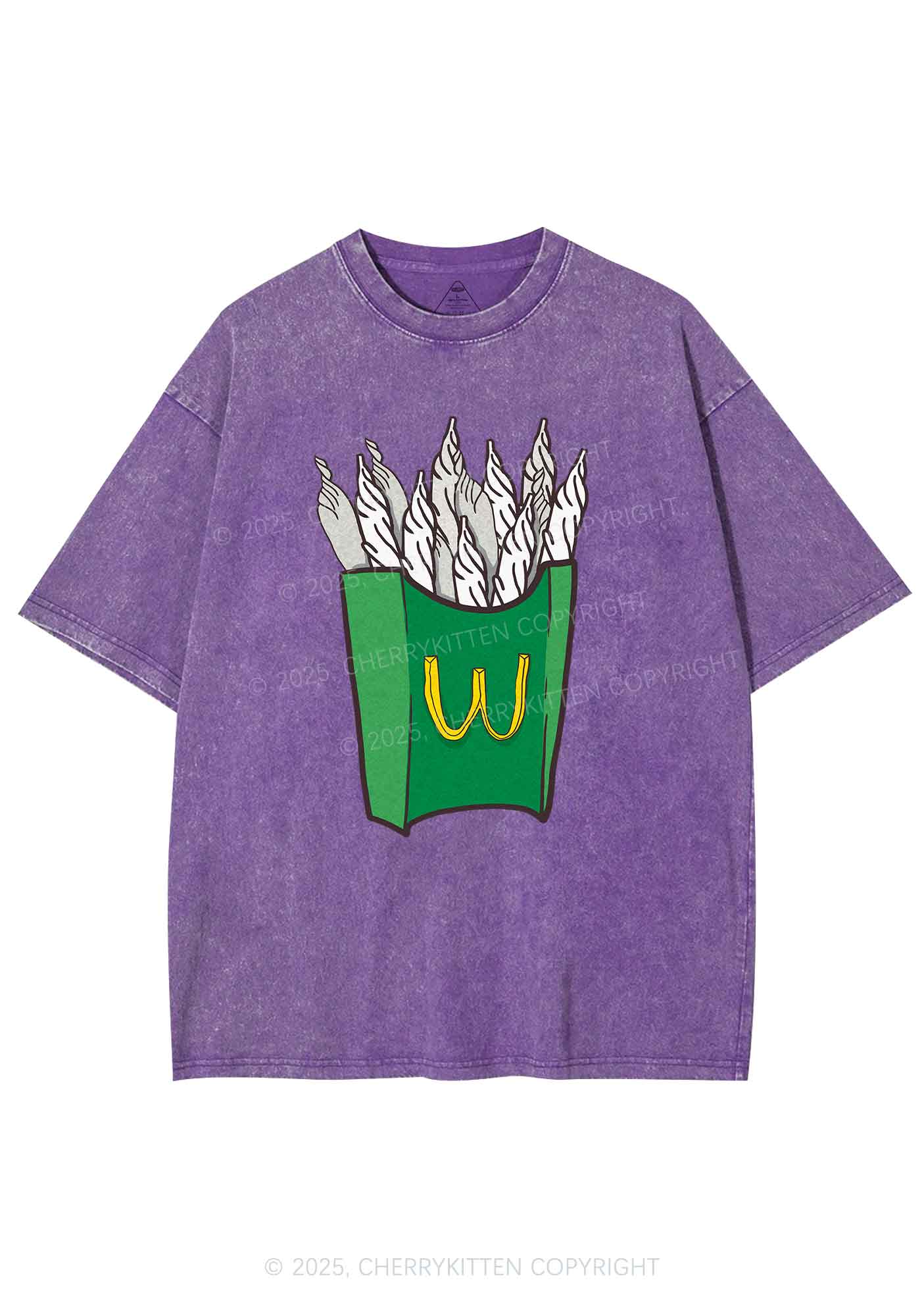 M Smoke Y2K Washed Tee Cherrykitten - Image 5