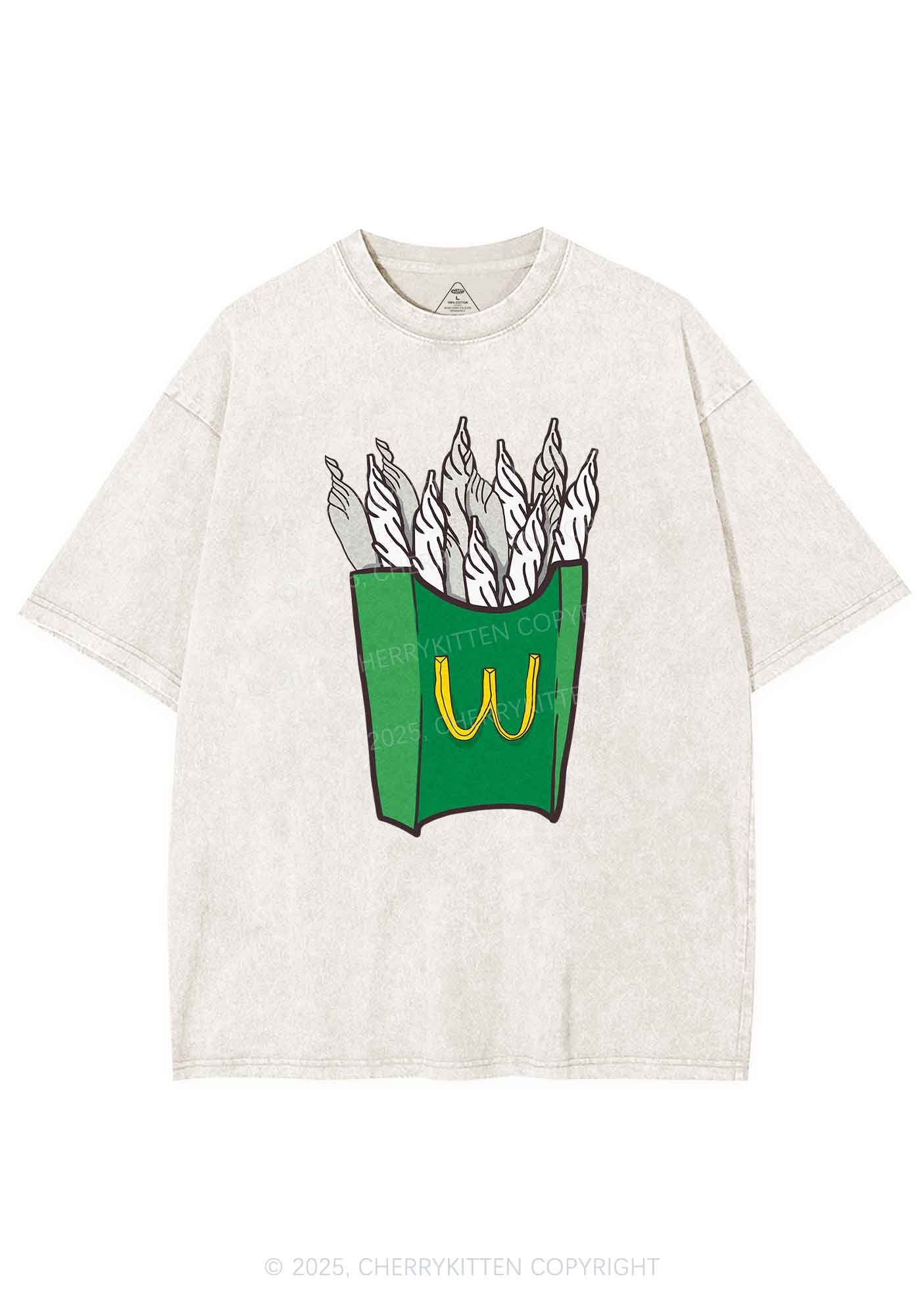 M Smoke Y2K Washed Tee Cherrykitten - Image 6