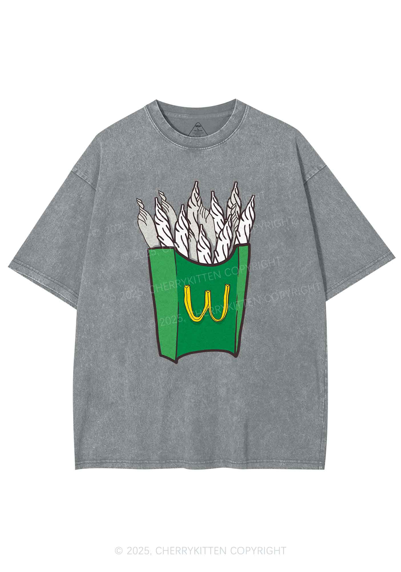 M Smoke Y2K Washed Tee Cherrykitten - Image 7